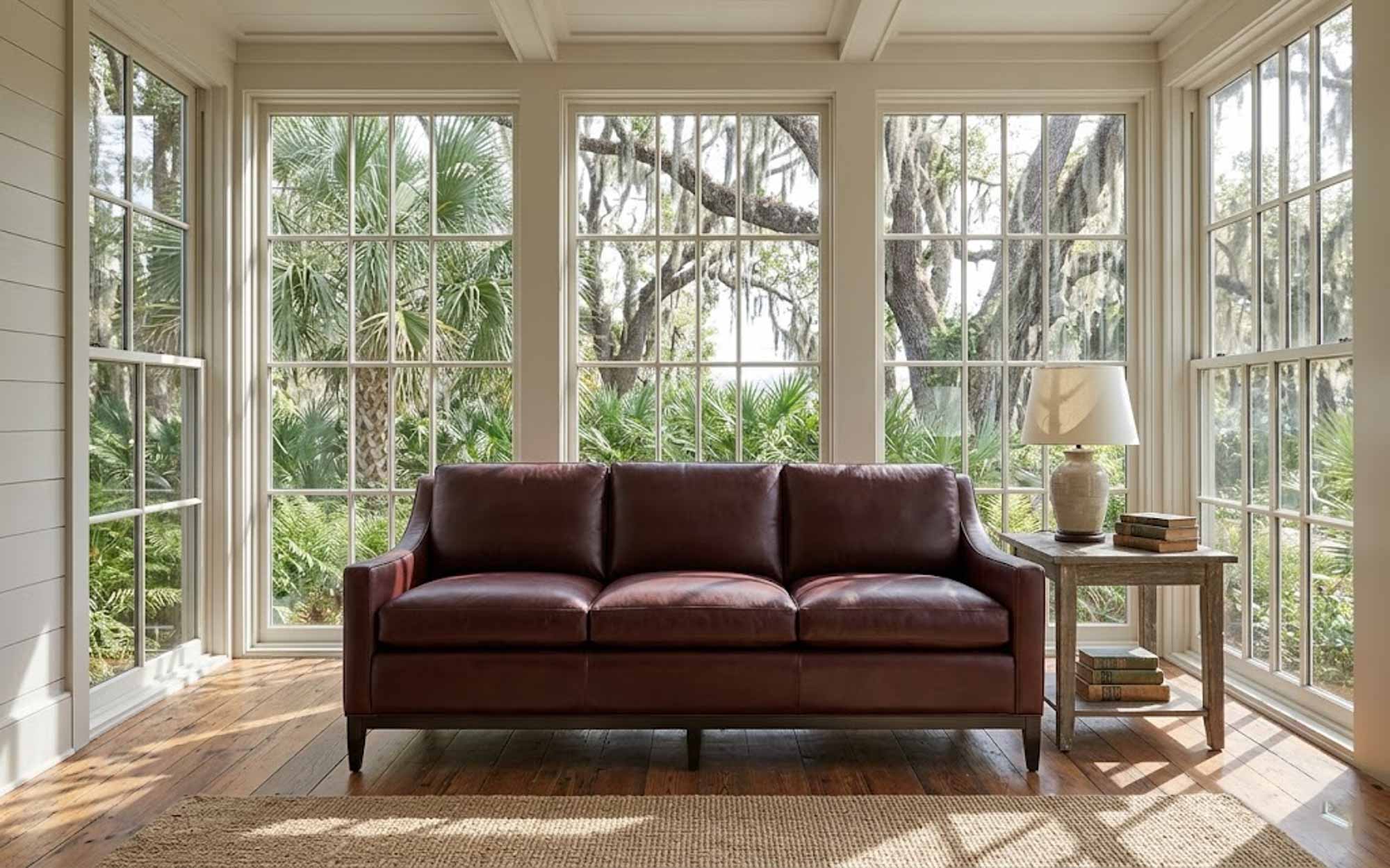 Pearson Leather Sofa - Image 5