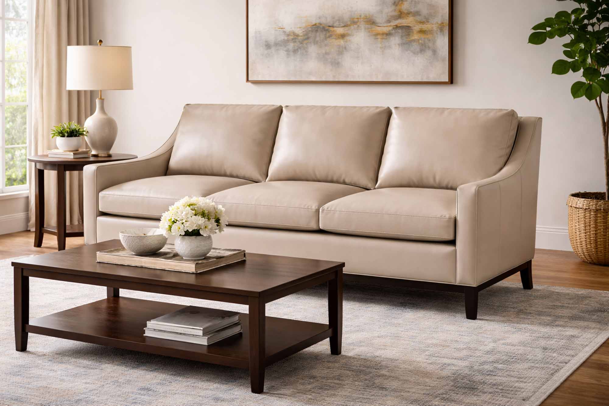 Pearson Leather Sofa - Image 7