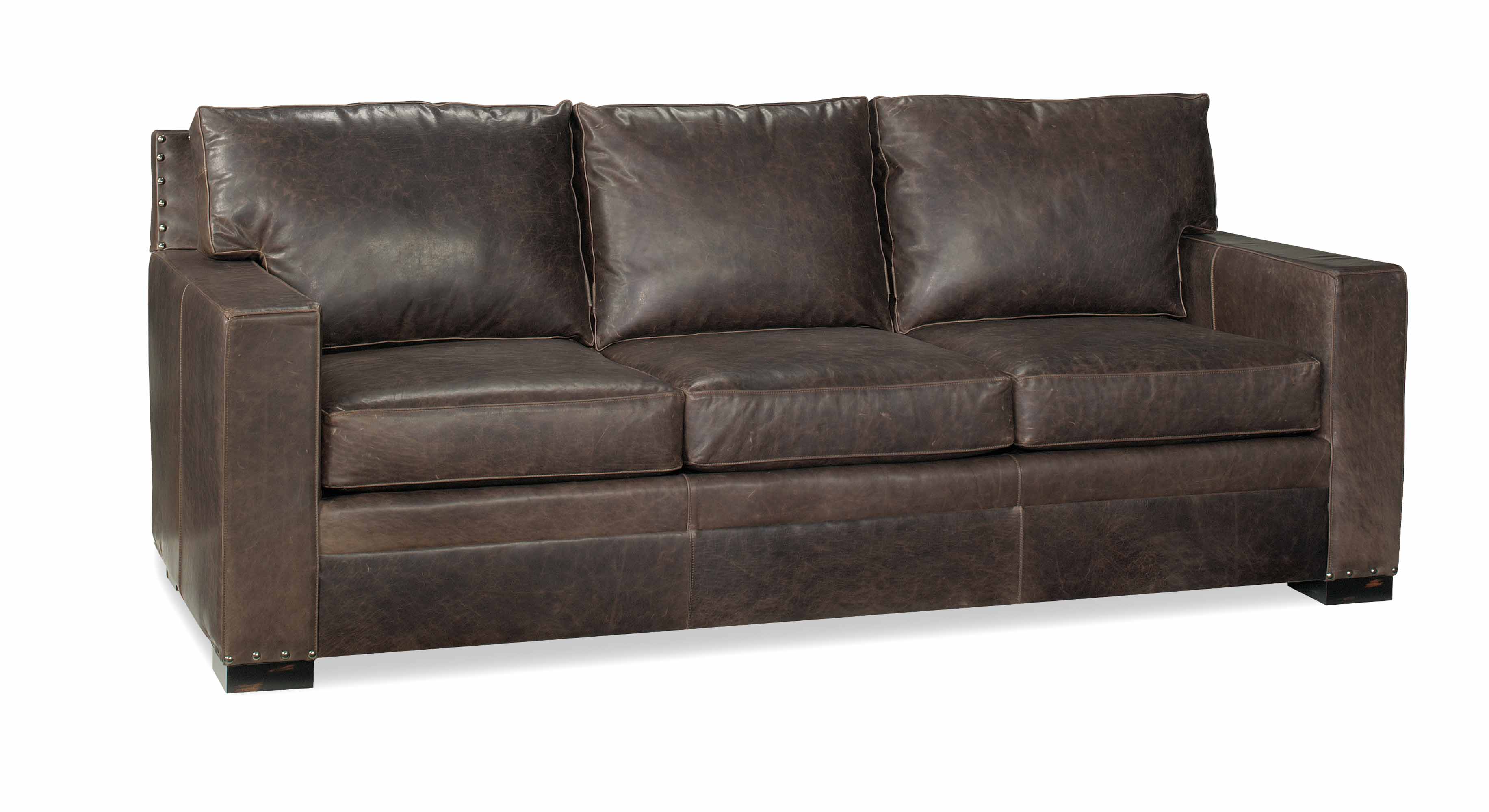 Peoria Leather Loveseat - Image 2