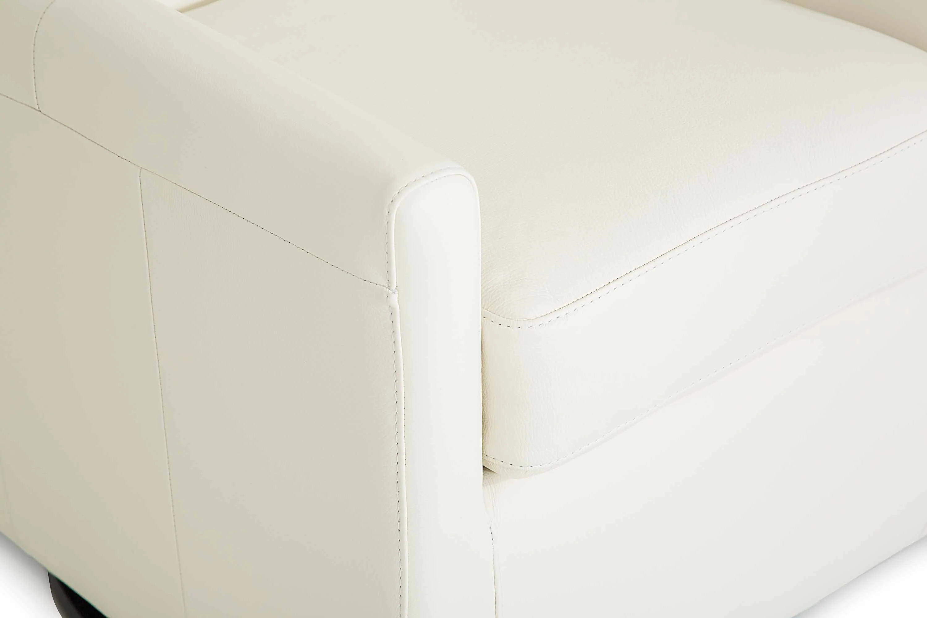 Pia Leather Swivel Chair - Image 3