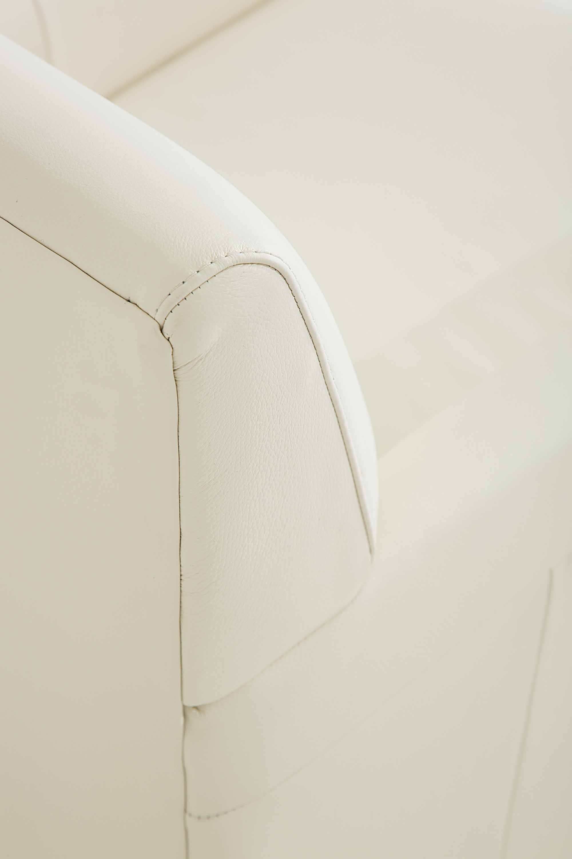 Pia Leather Swivel Chair - Image 5