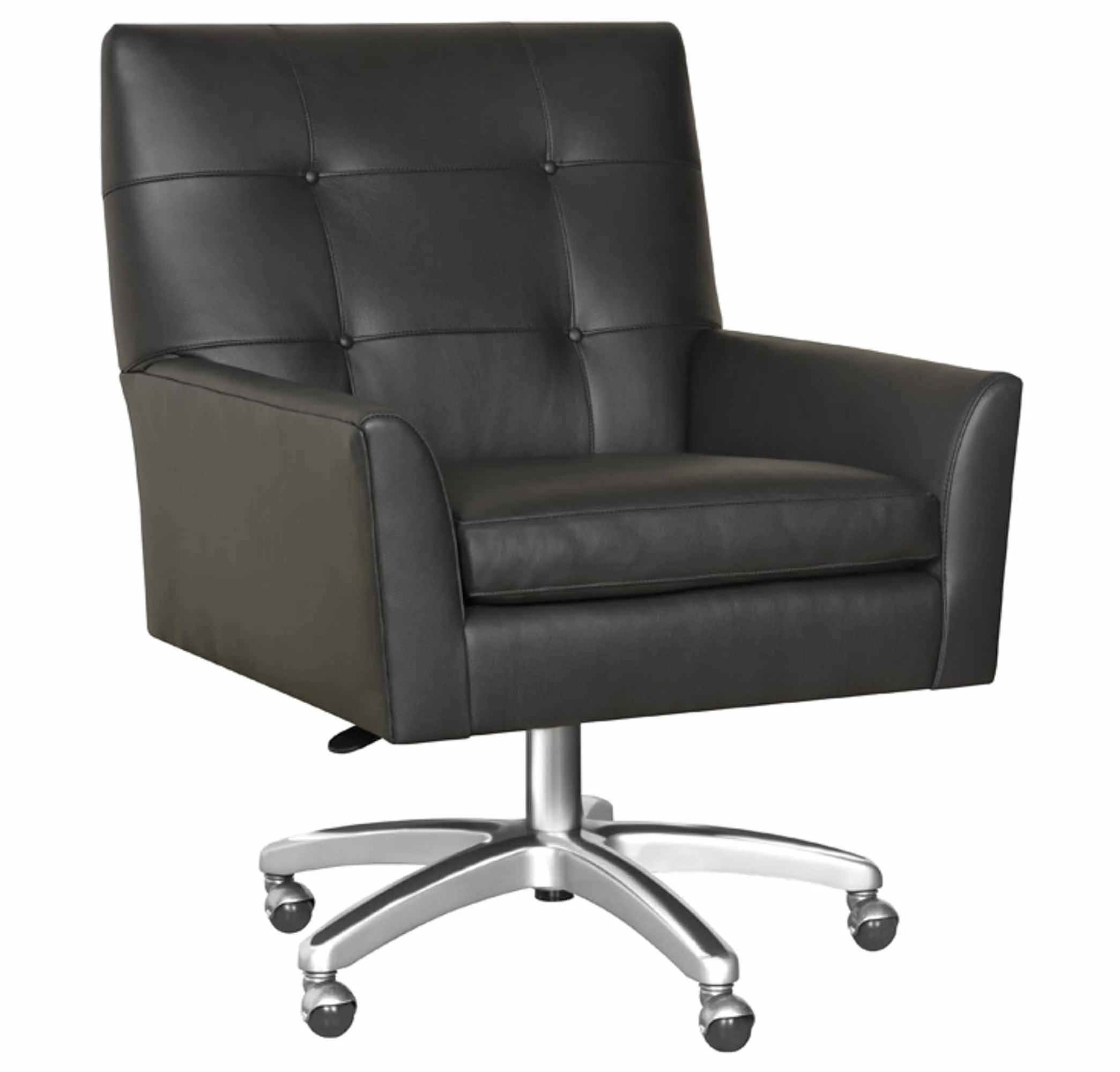 Pilot Leather Swivel Chair - Image 3
