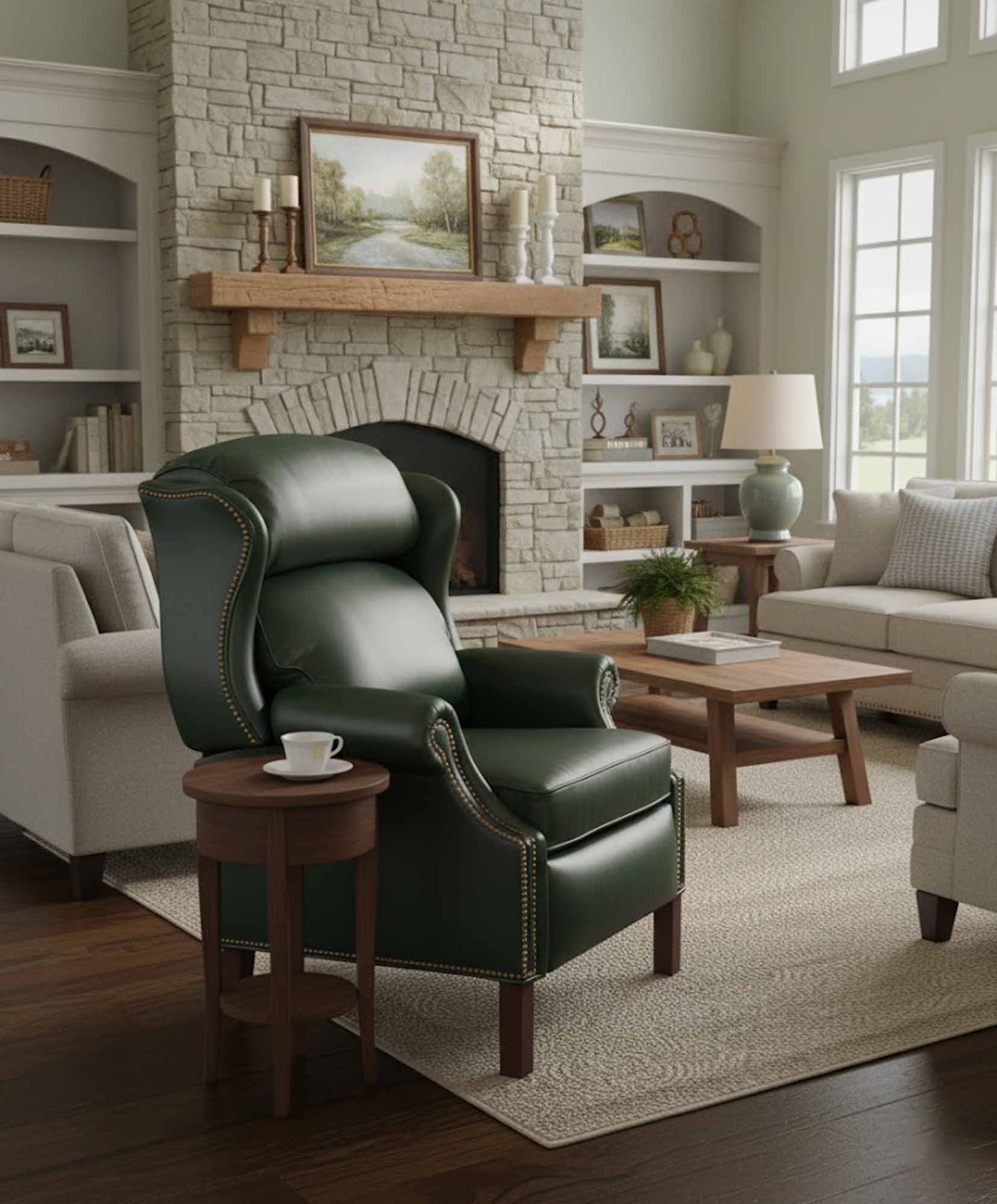 Presidential Leather Recliner - Image 4
