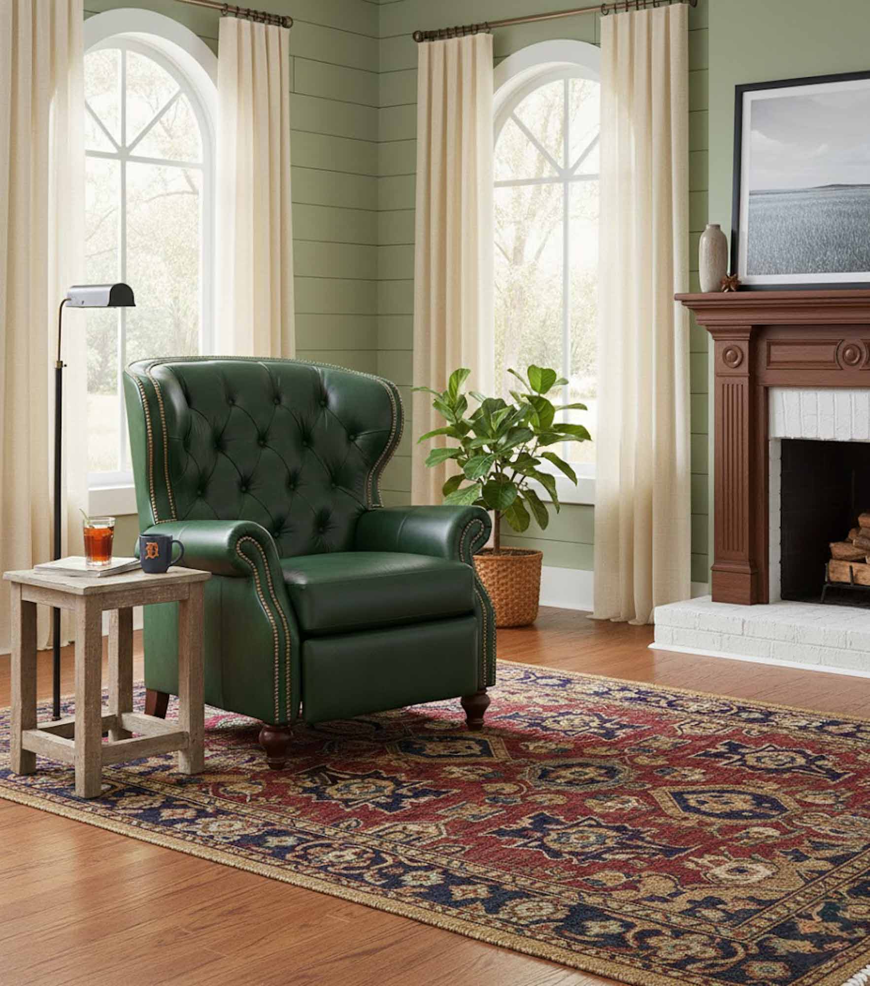 Ralph Leather Recliner - Image 10