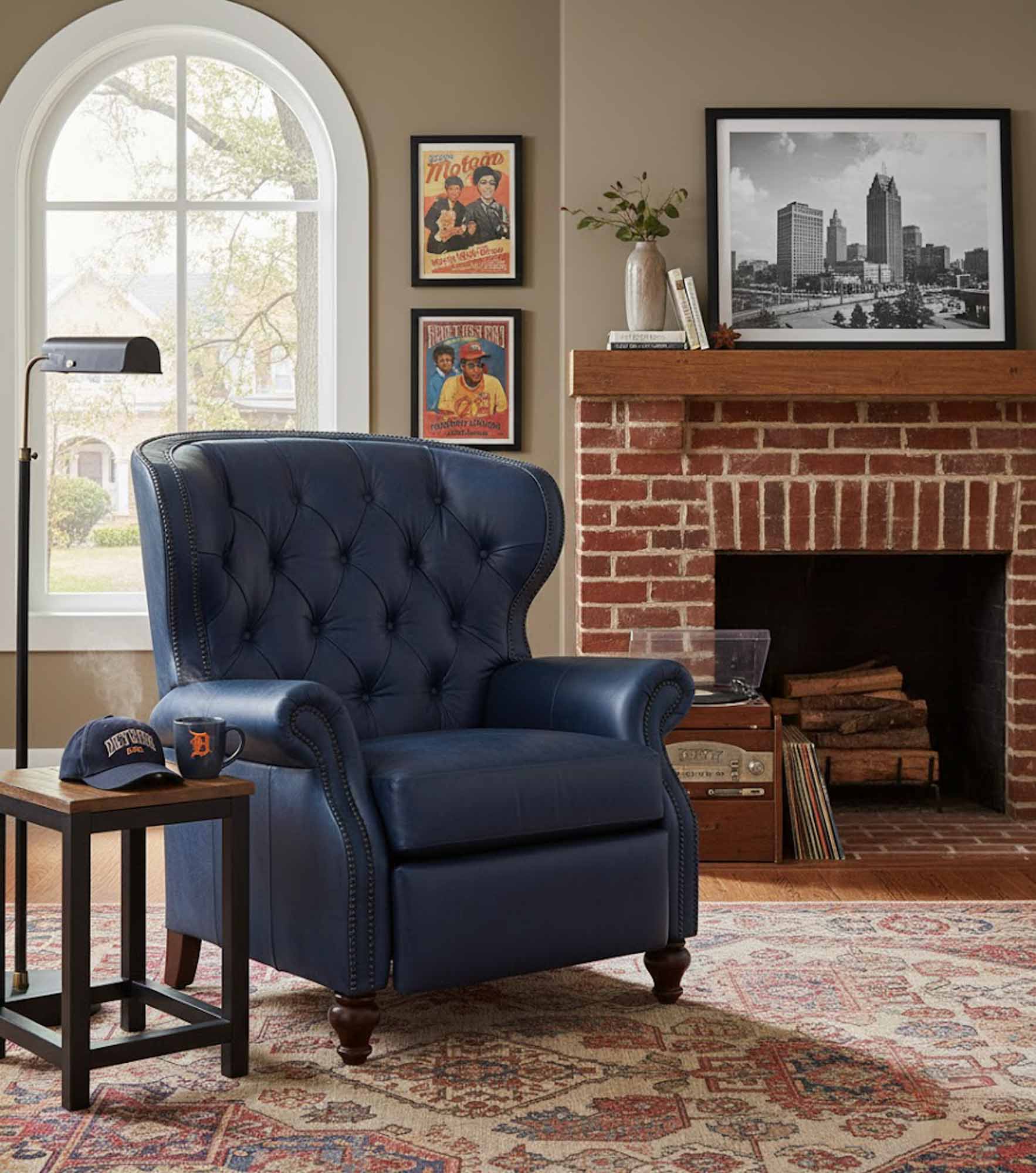 Ralph Leather Recliner - Image 8