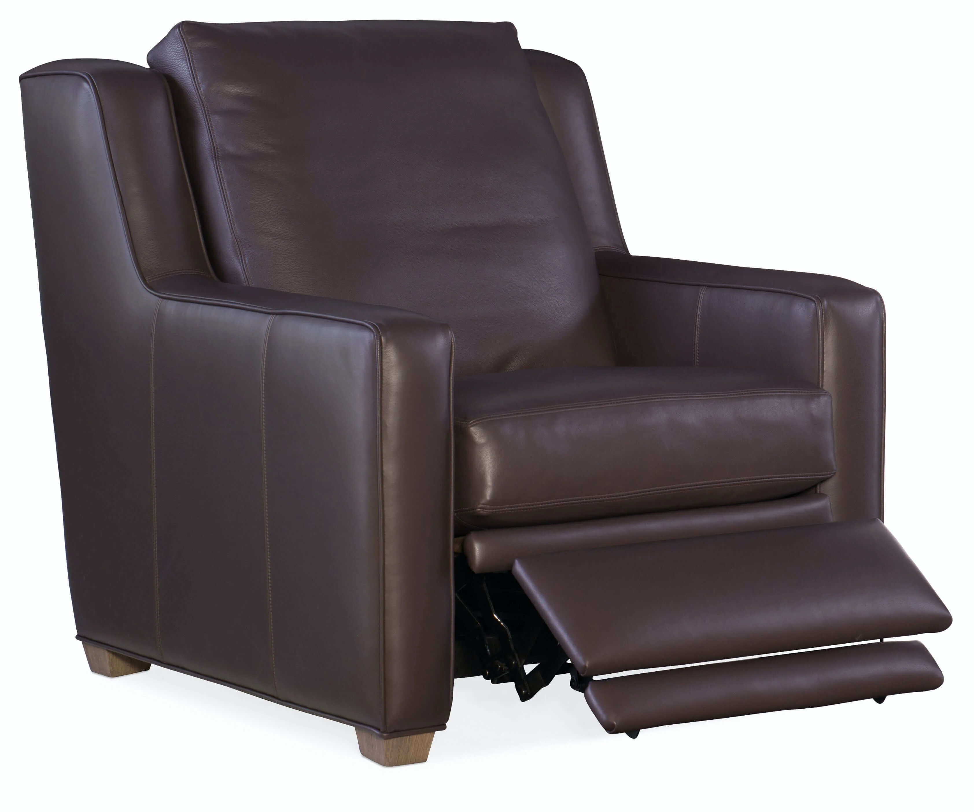 Raymond Leather Power Recliner With Articulating Headrest - Image 4