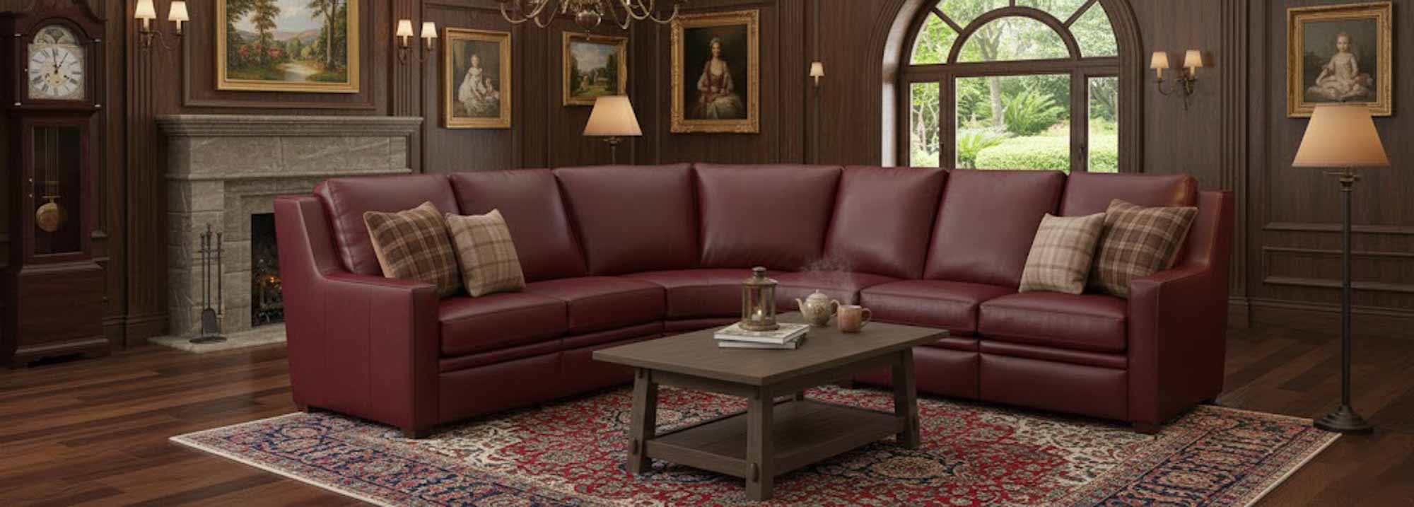 Raymond Leather Power Reclining Sectional With Articulating Headrest - Image 13