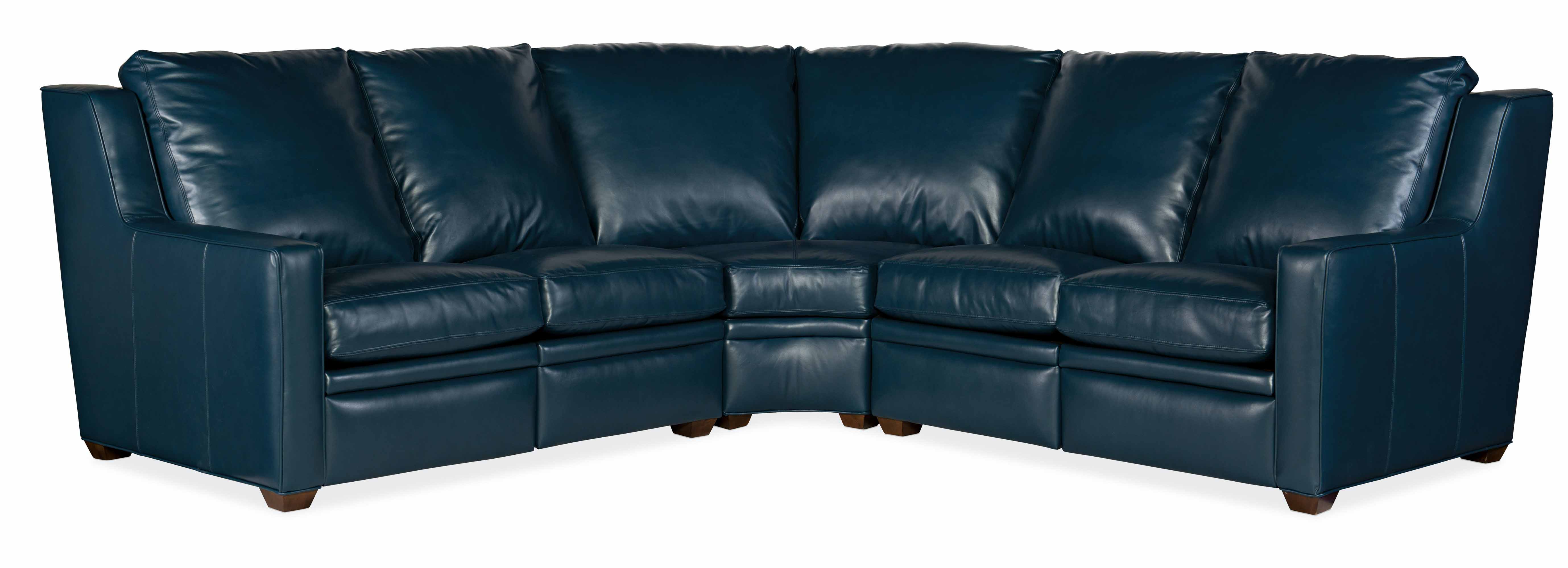 Raymond Leather Power Reclining Sectional With Articulating Headrest - Image 2