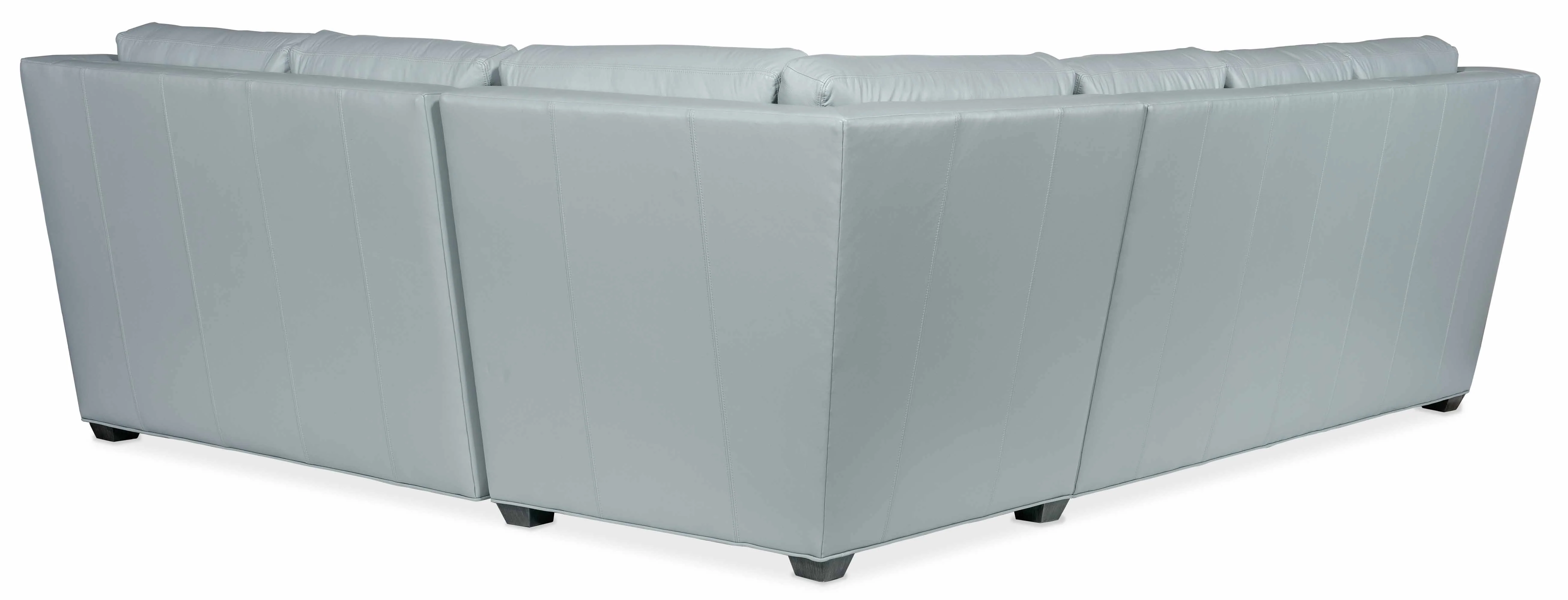 Raymond Leather Power Reclining Sectional With Articulating Headrest - Image 5