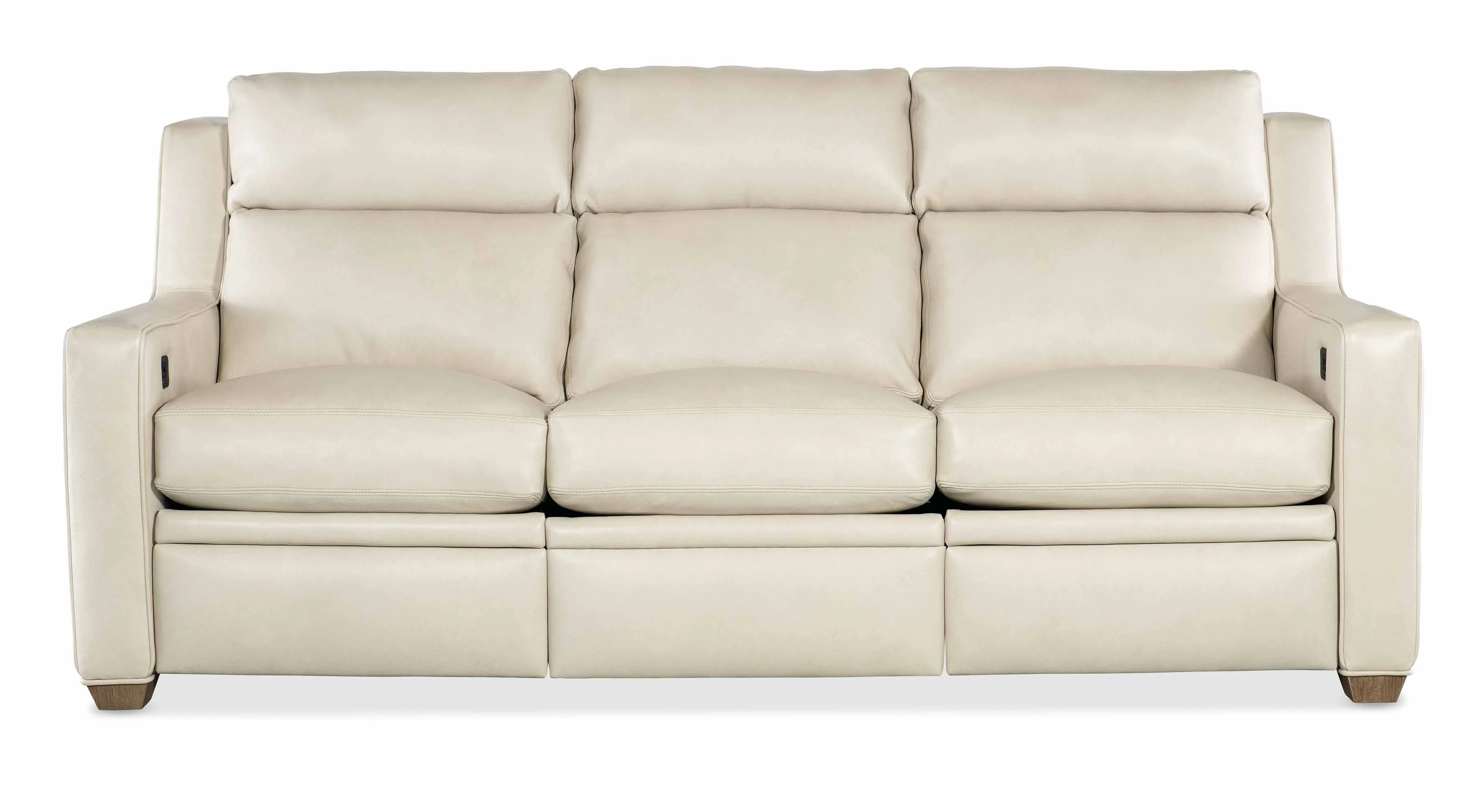 Raymond Leather Power Reclining Sofa With Articulating Headrest - Image 2