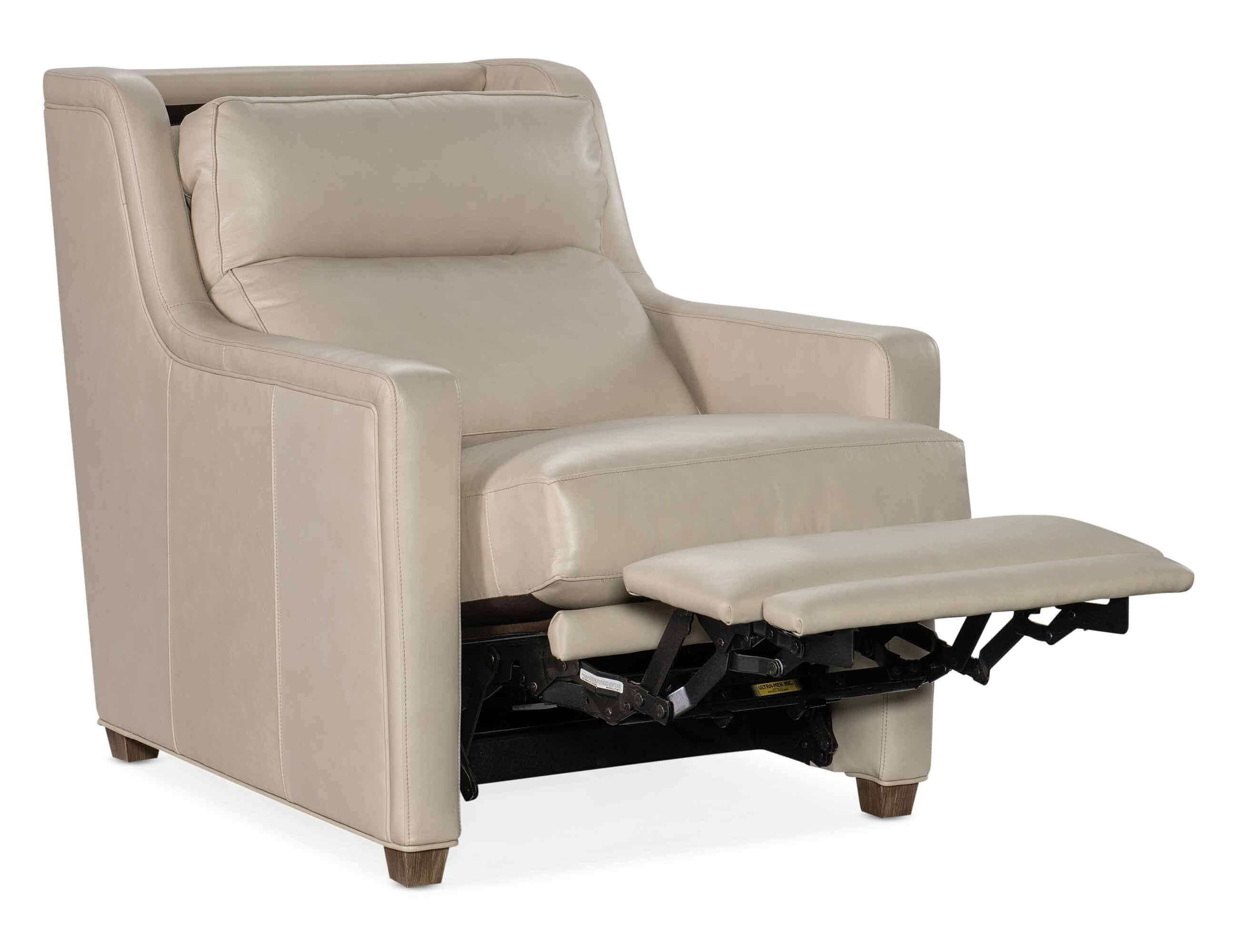 Renner Leather Power Recliner With Articulating Headrest - Image 12