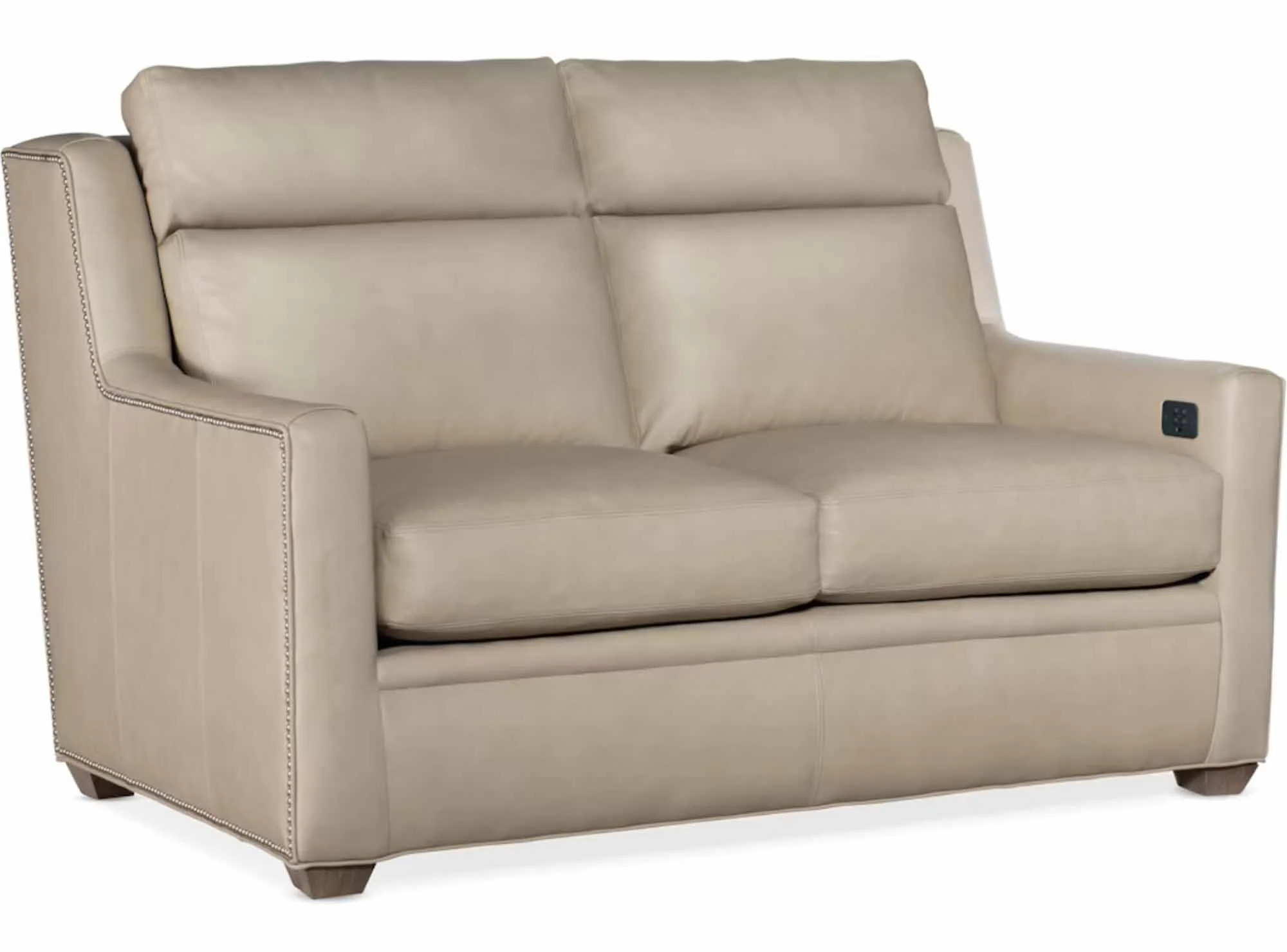 Revelin Leather Power Reclining Loveseat With Articulating Headrest - Image 4