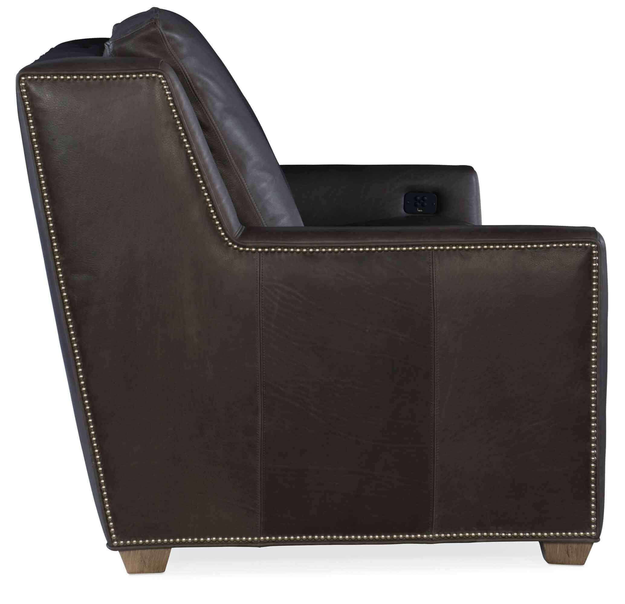 Revelin Leather Power Reclining Sofa With Articulating Headrest - Image 2