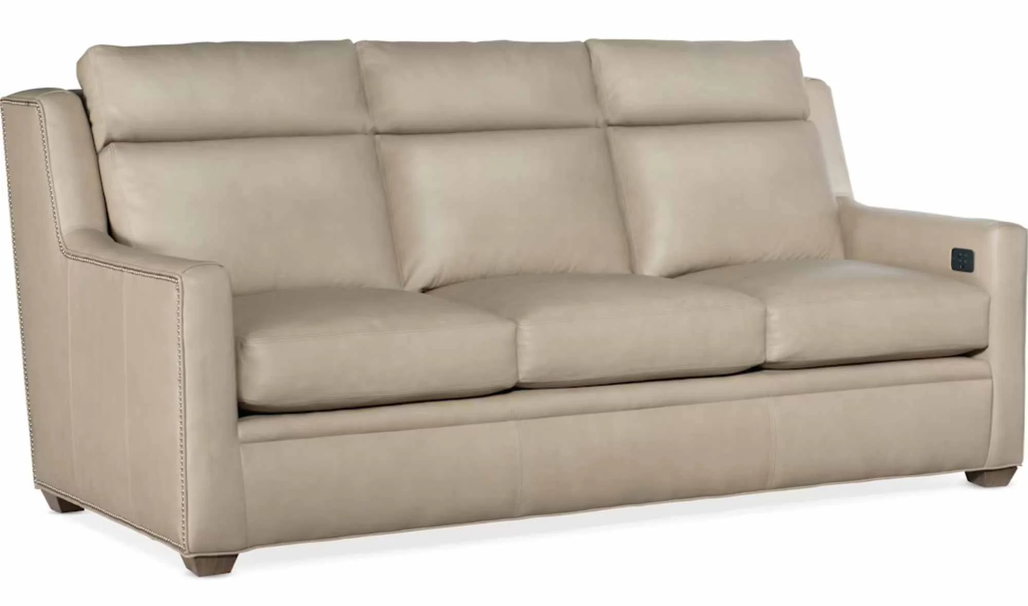 Revelin Leather Power Reclining Sofa With Articulating Headrest - Image 5