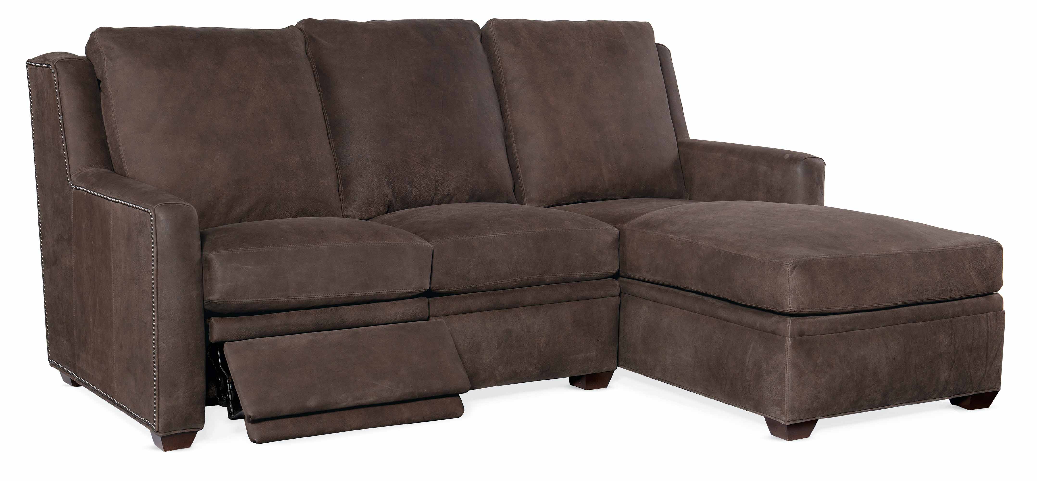Revelin Leather Power Reclining Sofa With Articulating Headrest With Chaise - Image 6