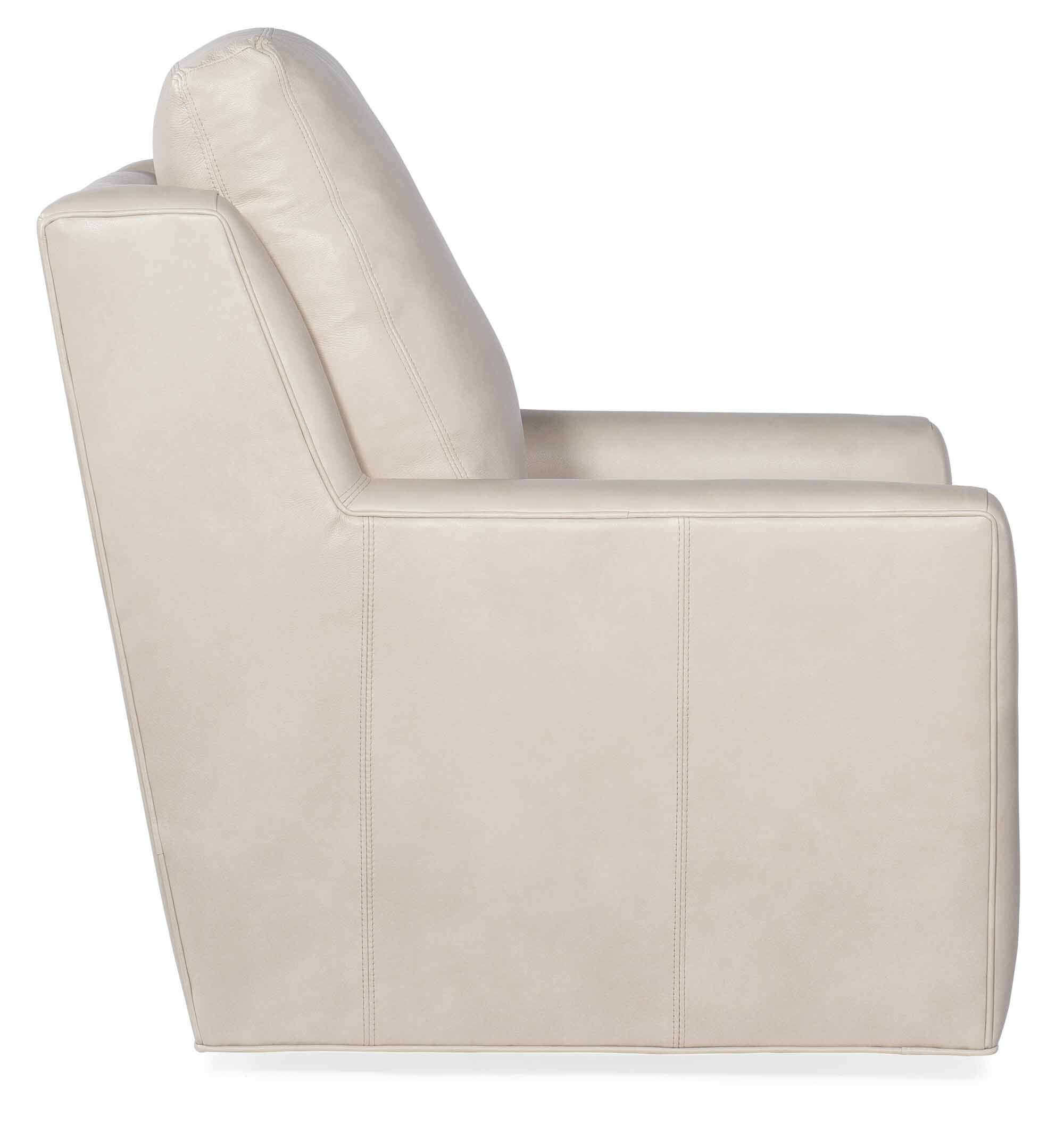 Revelin Leather Swivel Chair - Image 3