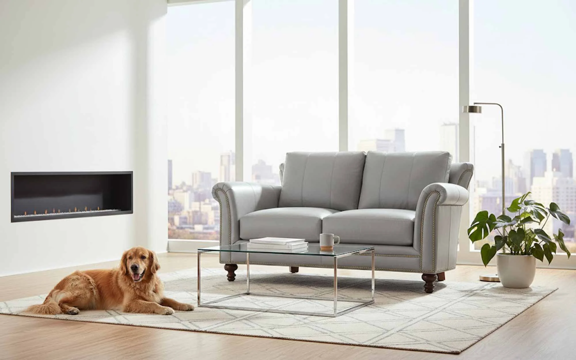 Richardson Leather Loveseat - Image 3