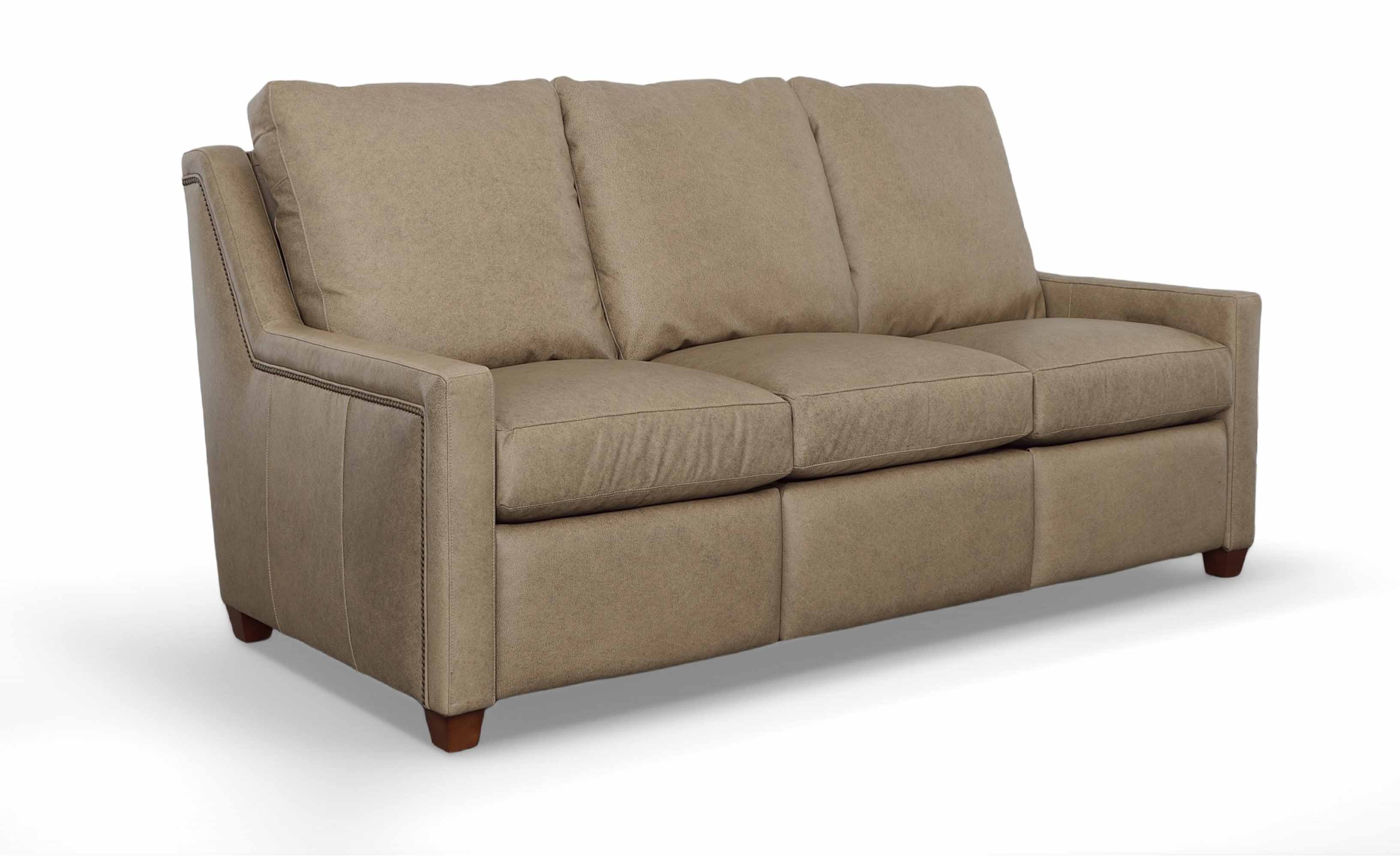 Rolls Leather Power Reclining Loveseat With Articulating Headrest