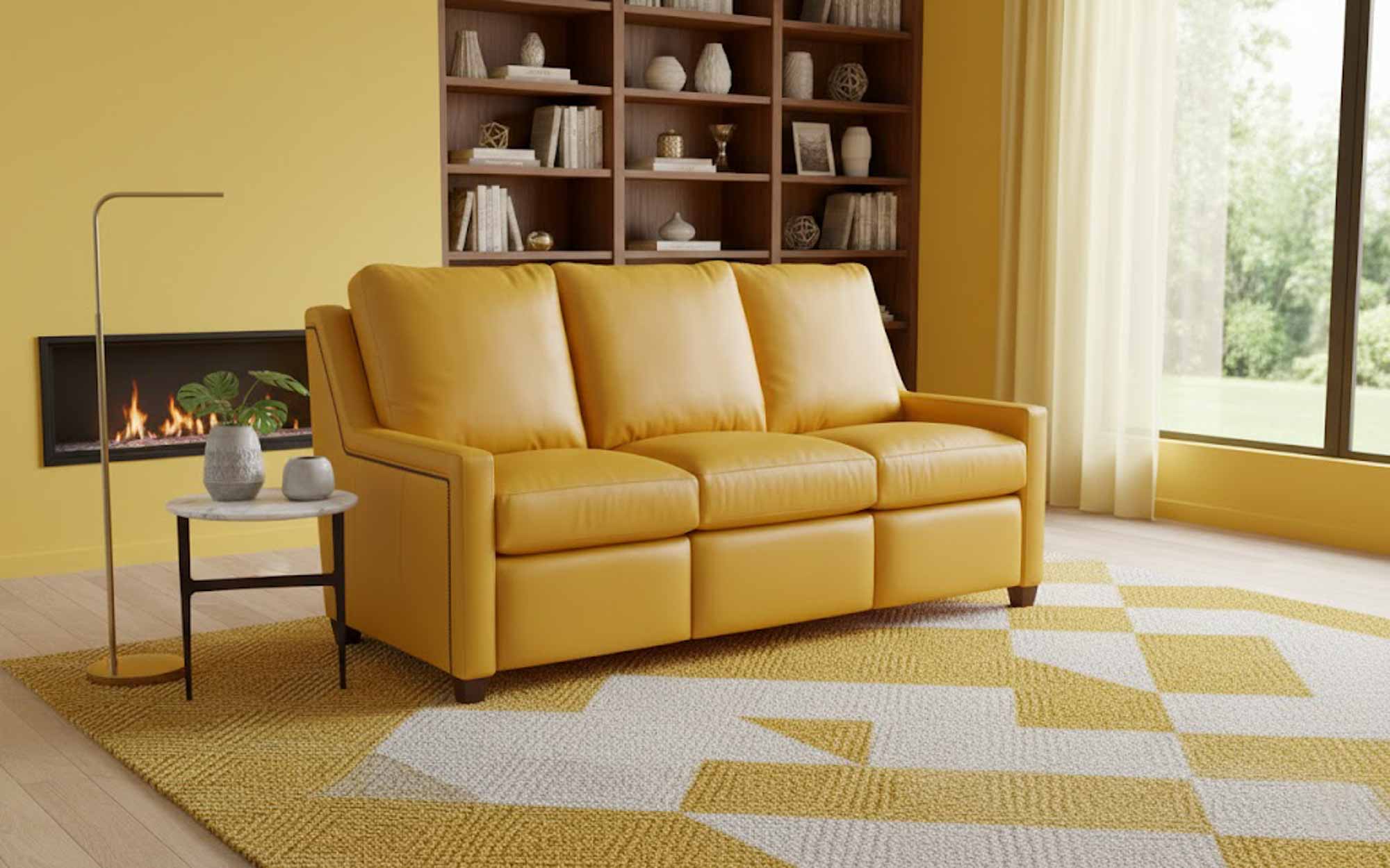 Rolls Leather Power Reclining Sofa With Articulating Headrest - Image 6