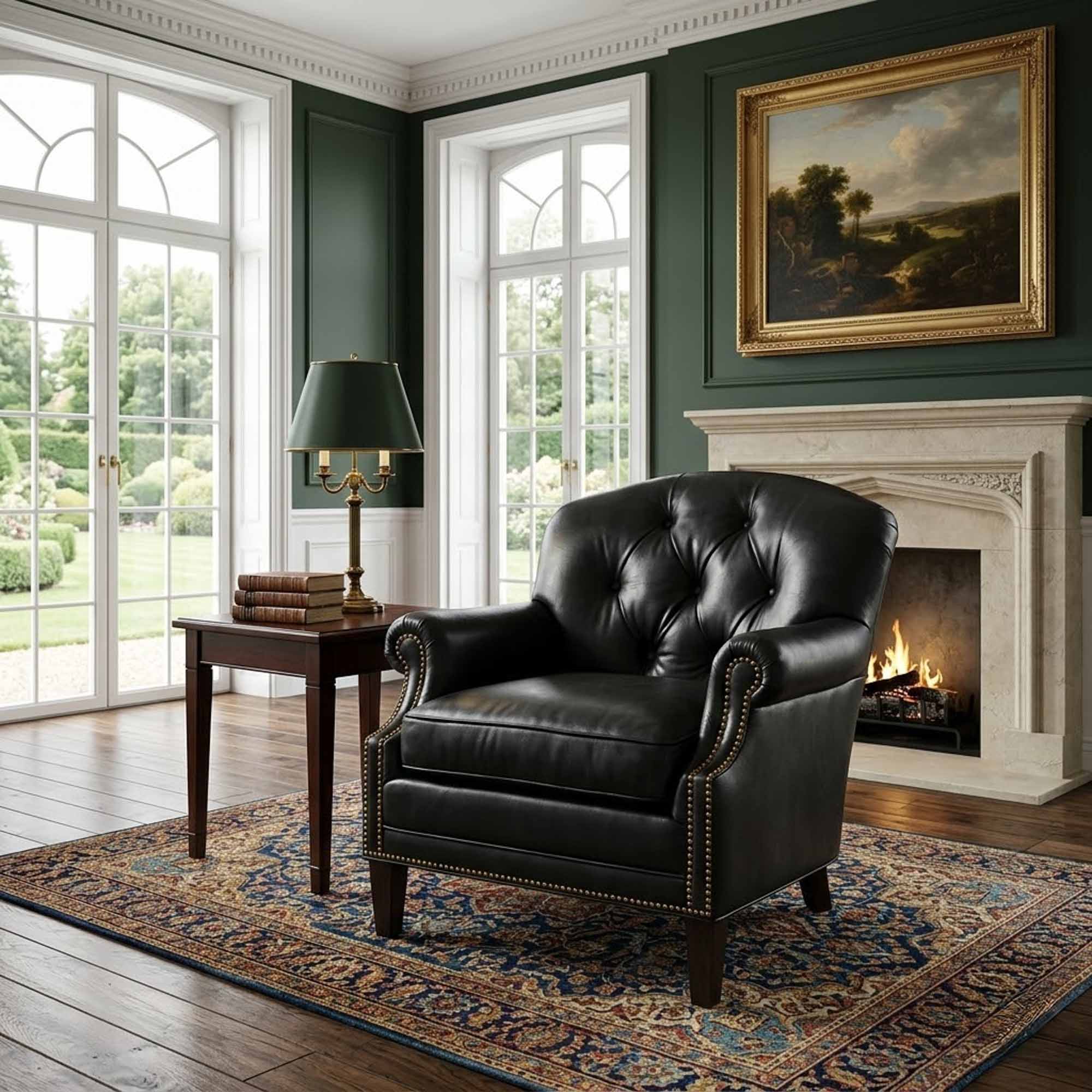 Saddle Leather Chair - Image 11