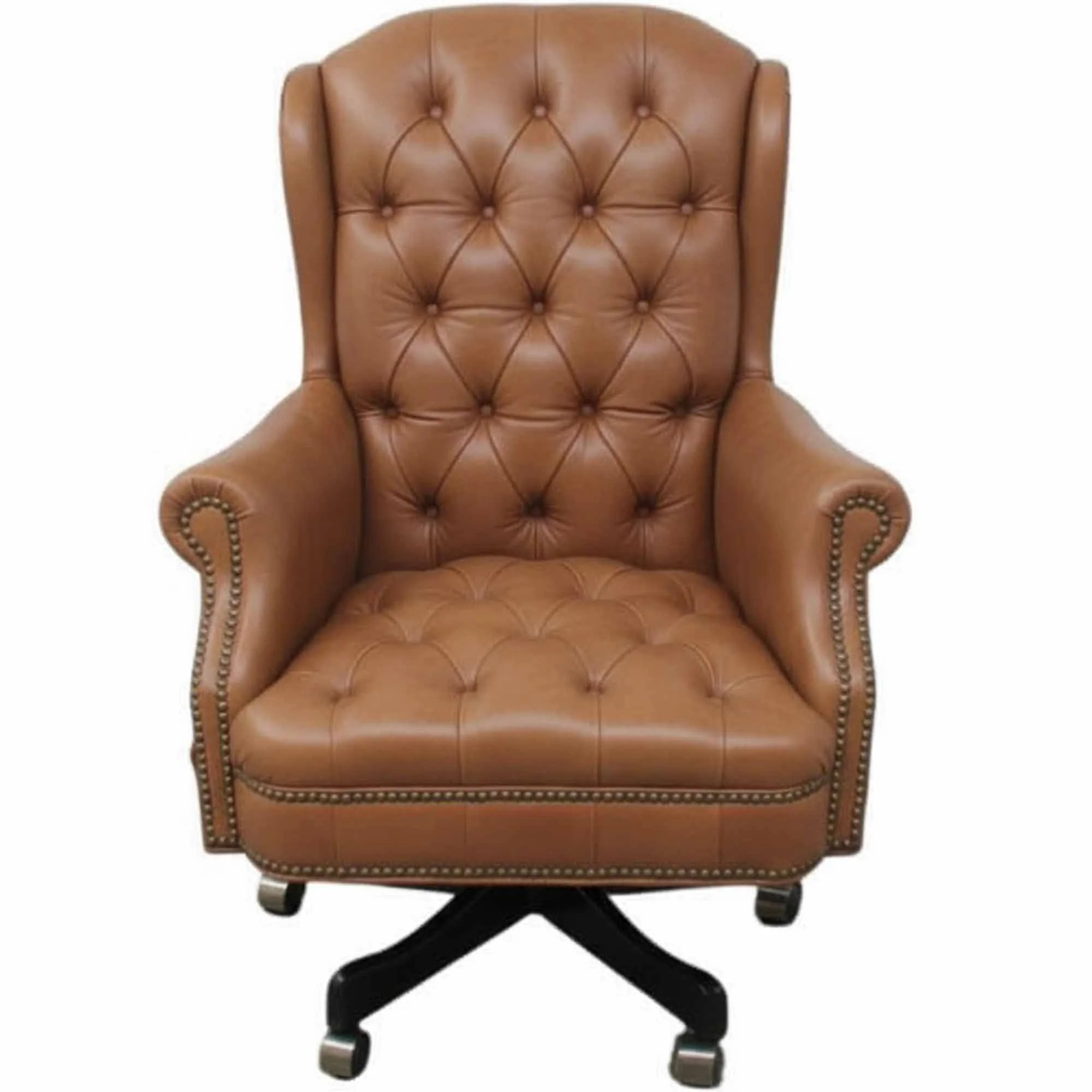 Sagebrush Leather Swivel Tilt Chair - Image 3