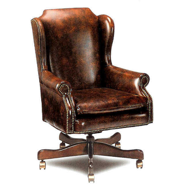 Salem Leather Swivel Tilt Chair - Image 5