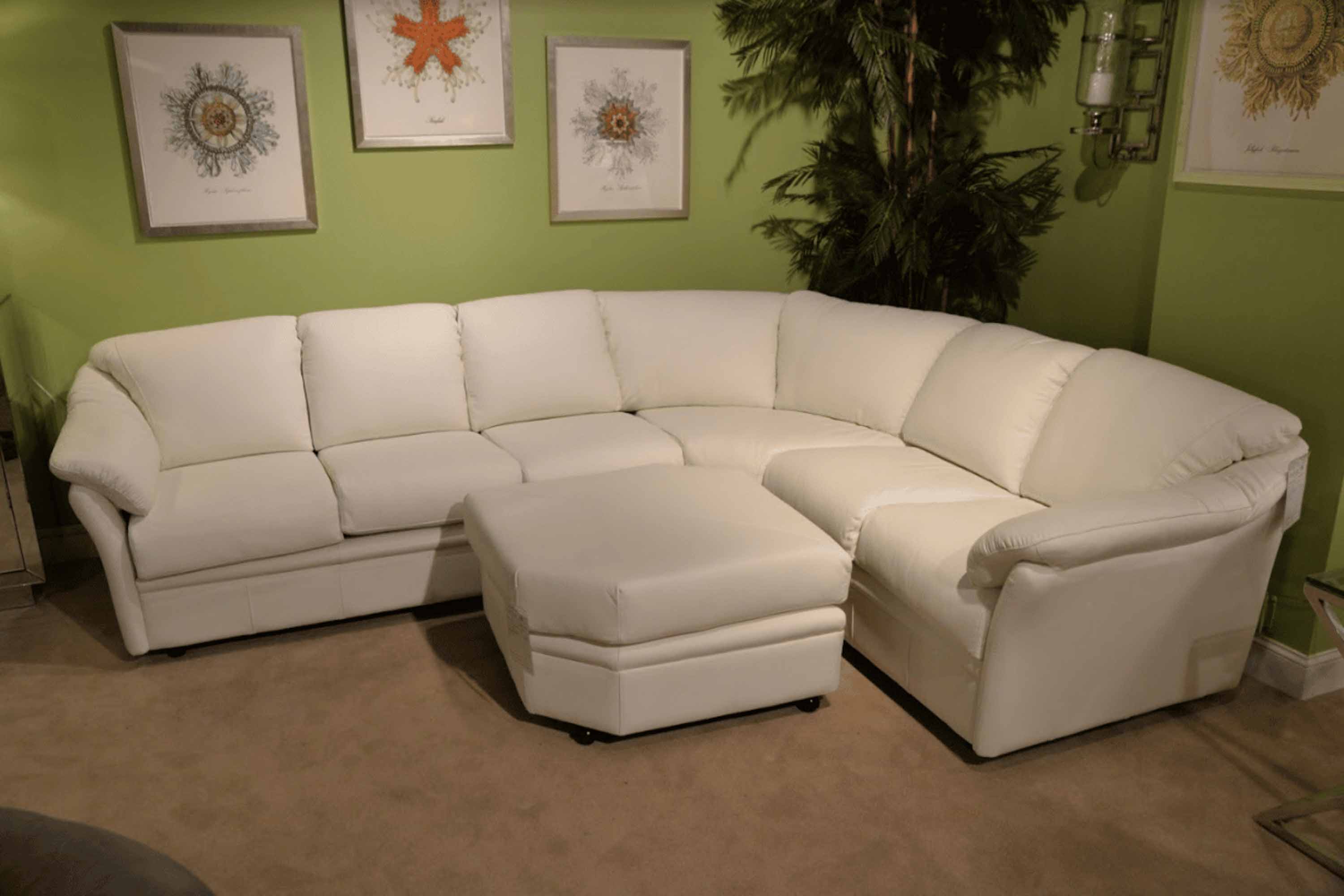 Salerno Leather Sectional - Image 2