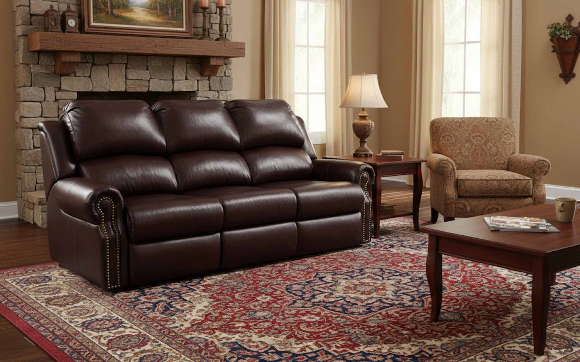 San Clemente Leather Full Size Sofa Sleeper - Image 2