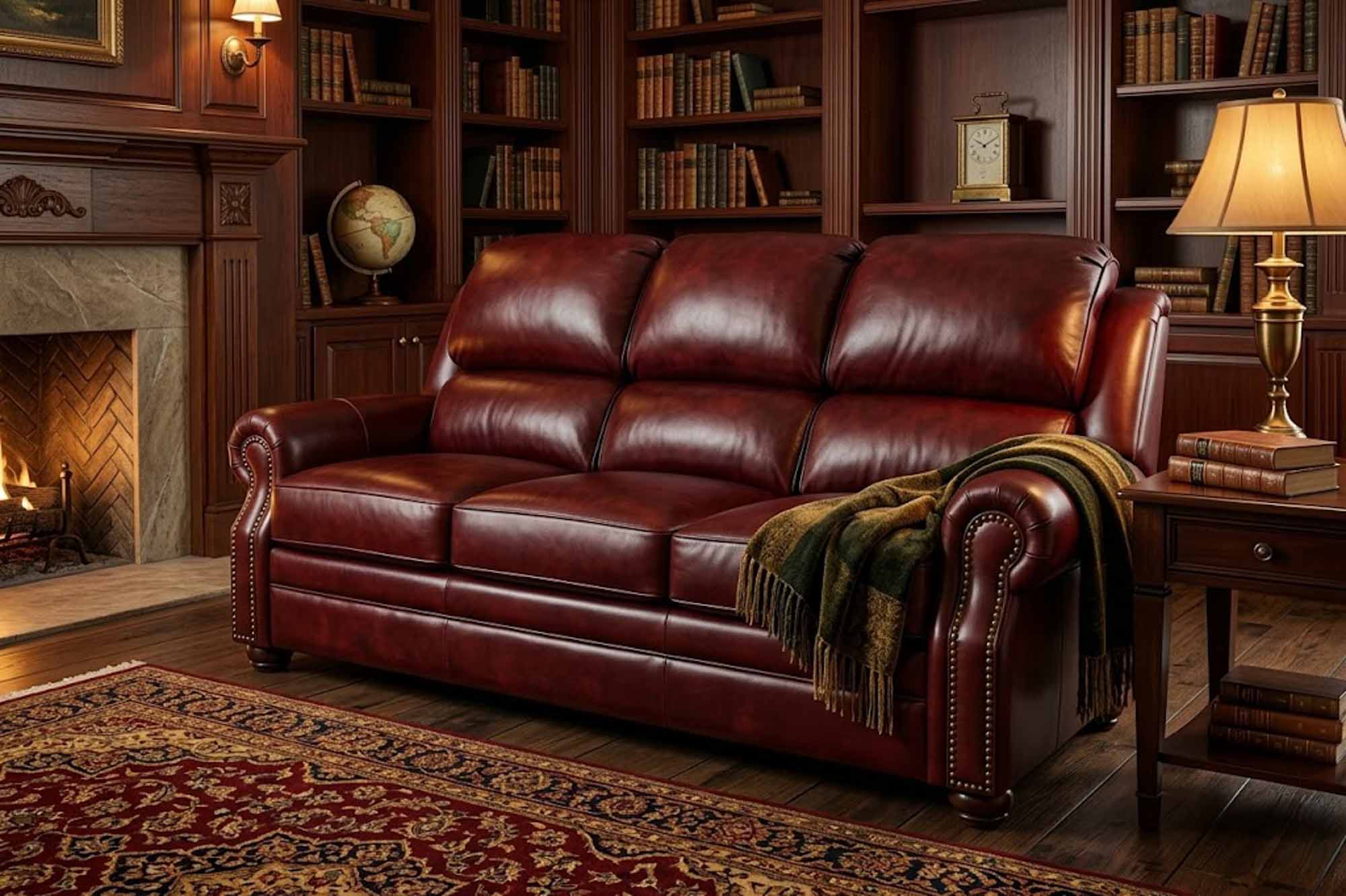 San Juan Leather Reclining Sofa - Image 6