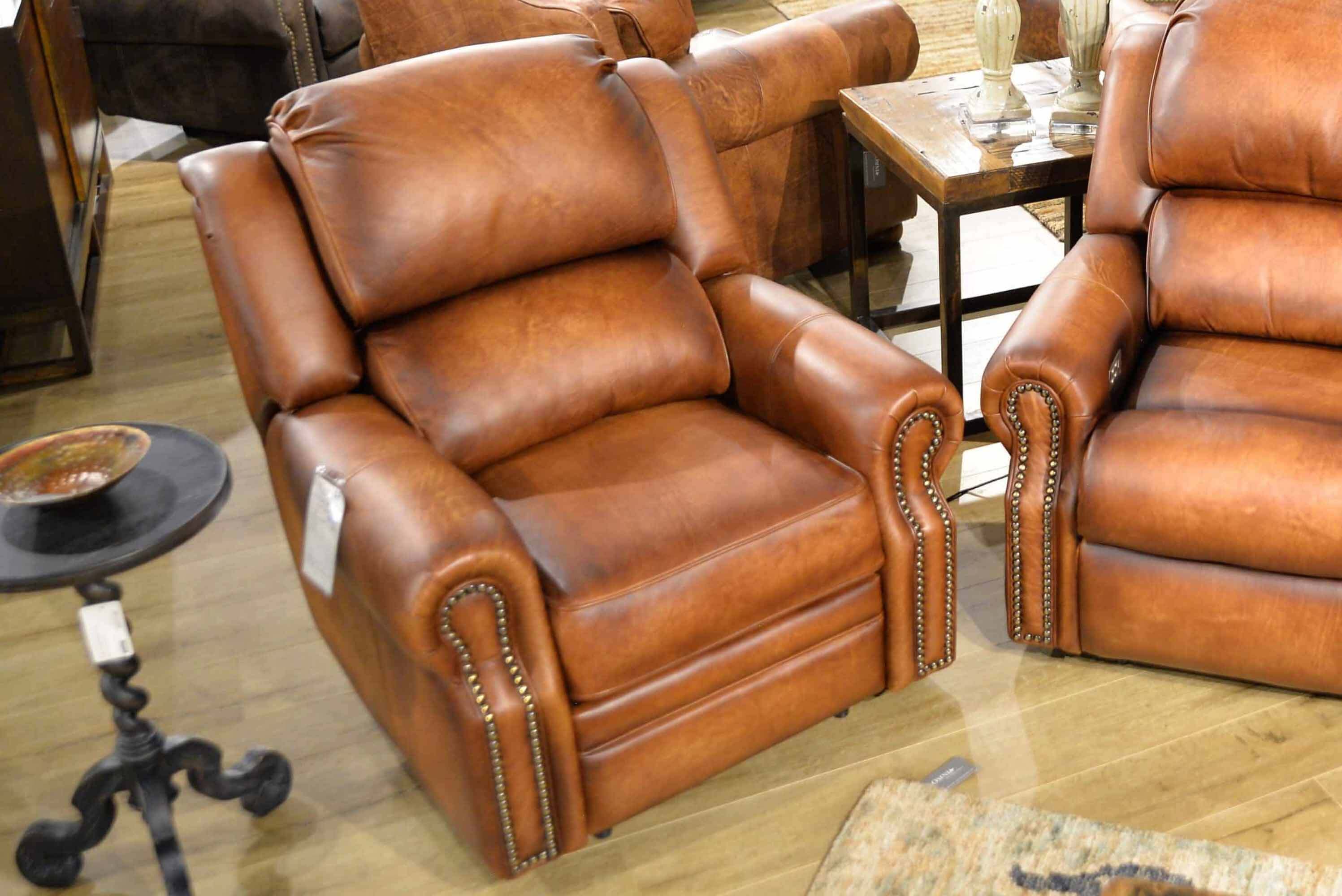 San Juan Leather Swivel Glider Recliner - Image 3