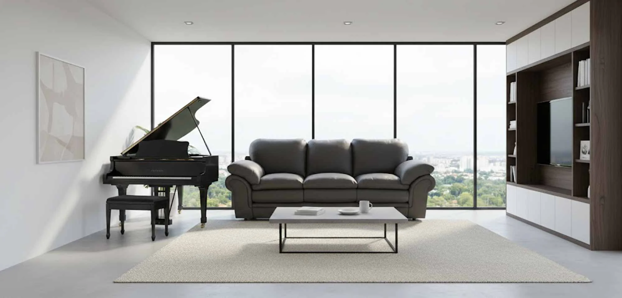 Santa Barbara Leather Loveseat - Image 5
