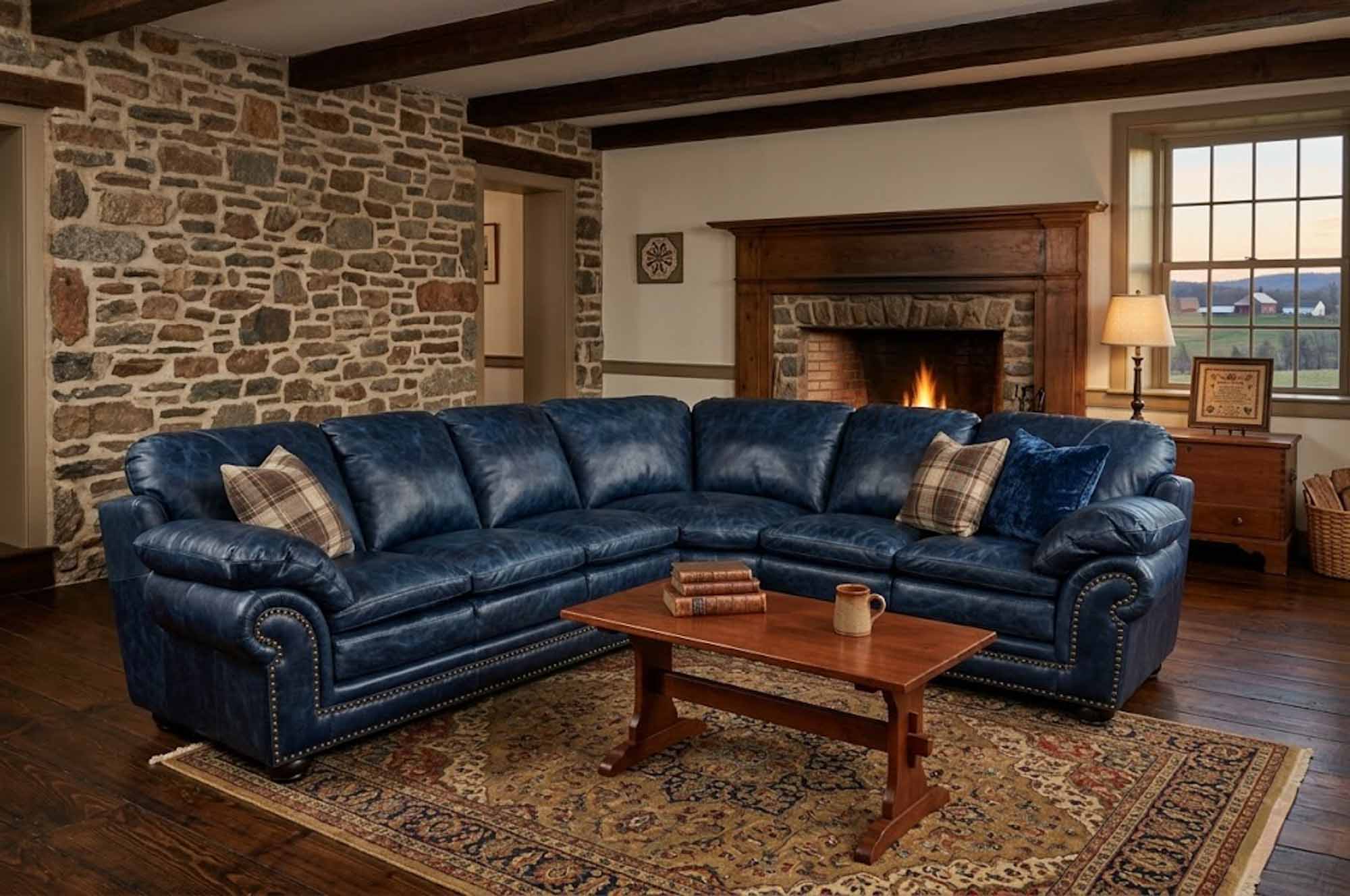 Santa Barbara Leather Sectional - Image 5
