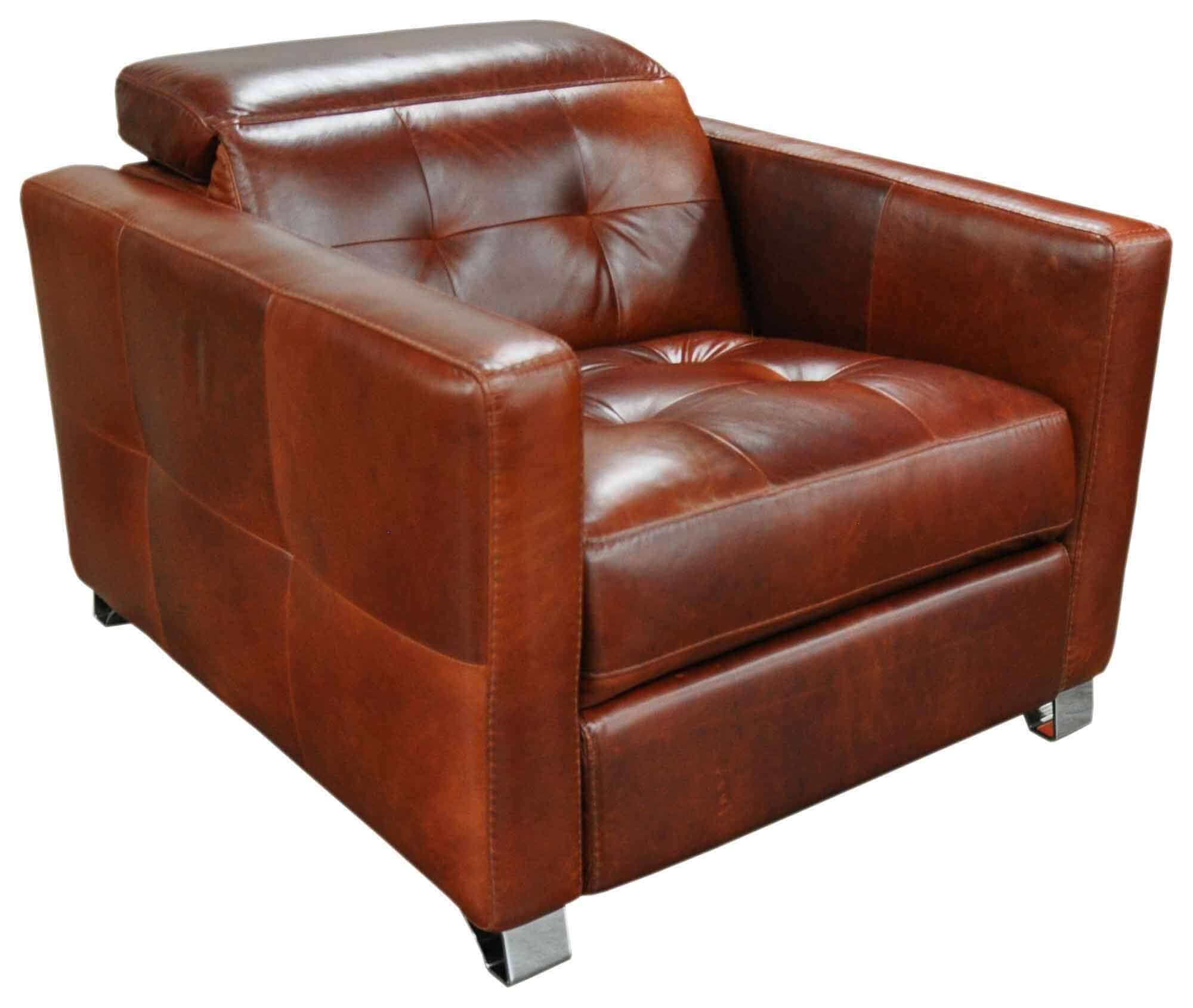 Sardinia Leather Power Recliner with Articulating Headrest