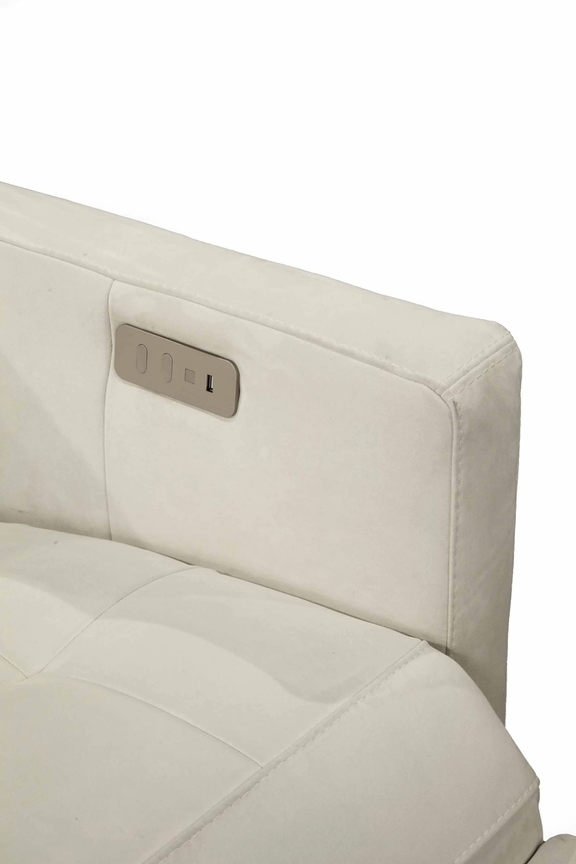 Sardinia Leather Power Reclining Sectional With Articulating Headrest - Image 2