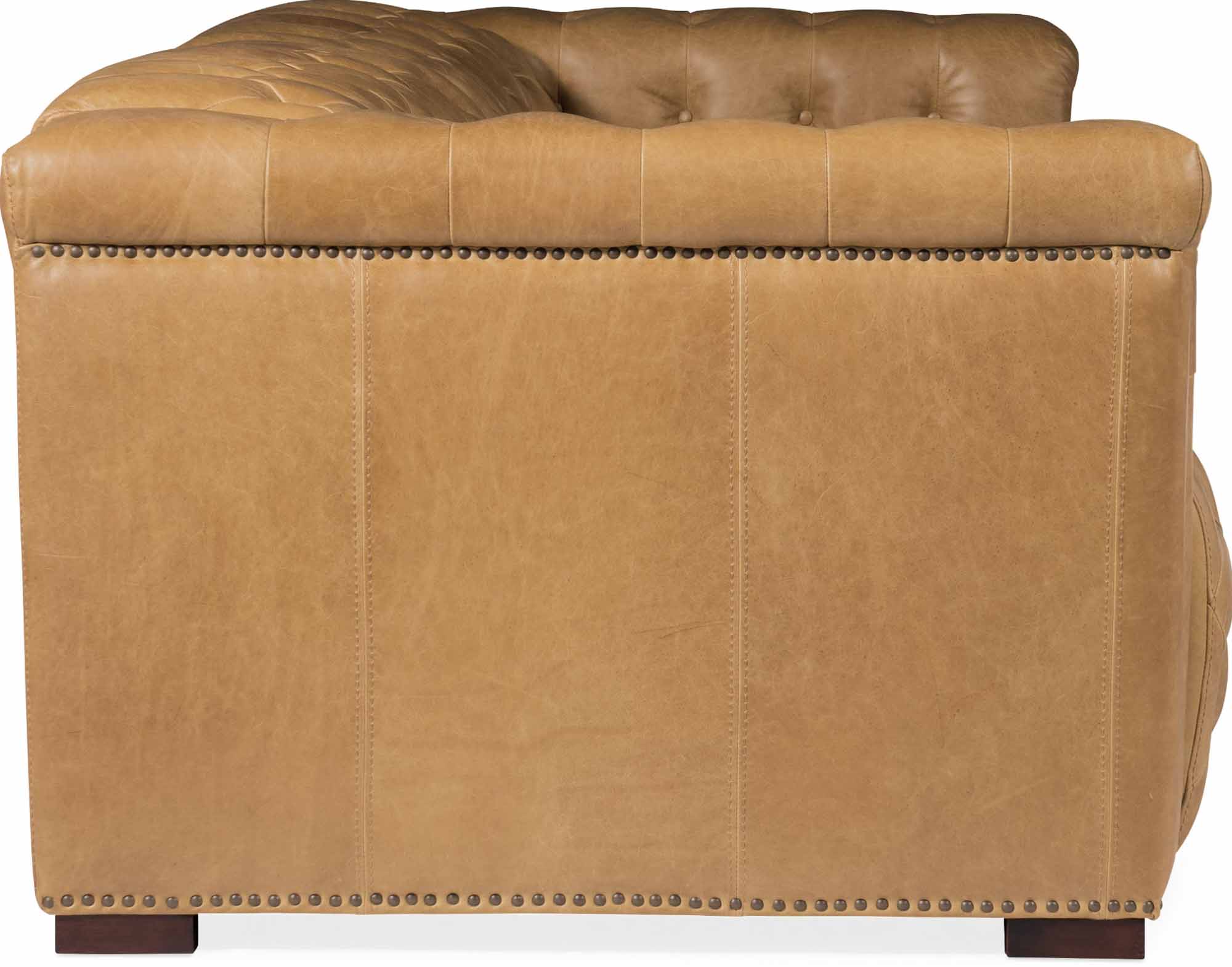 Savion Leather Power Reclining Sofa With Articulating Headrest In Saddle - Image 2