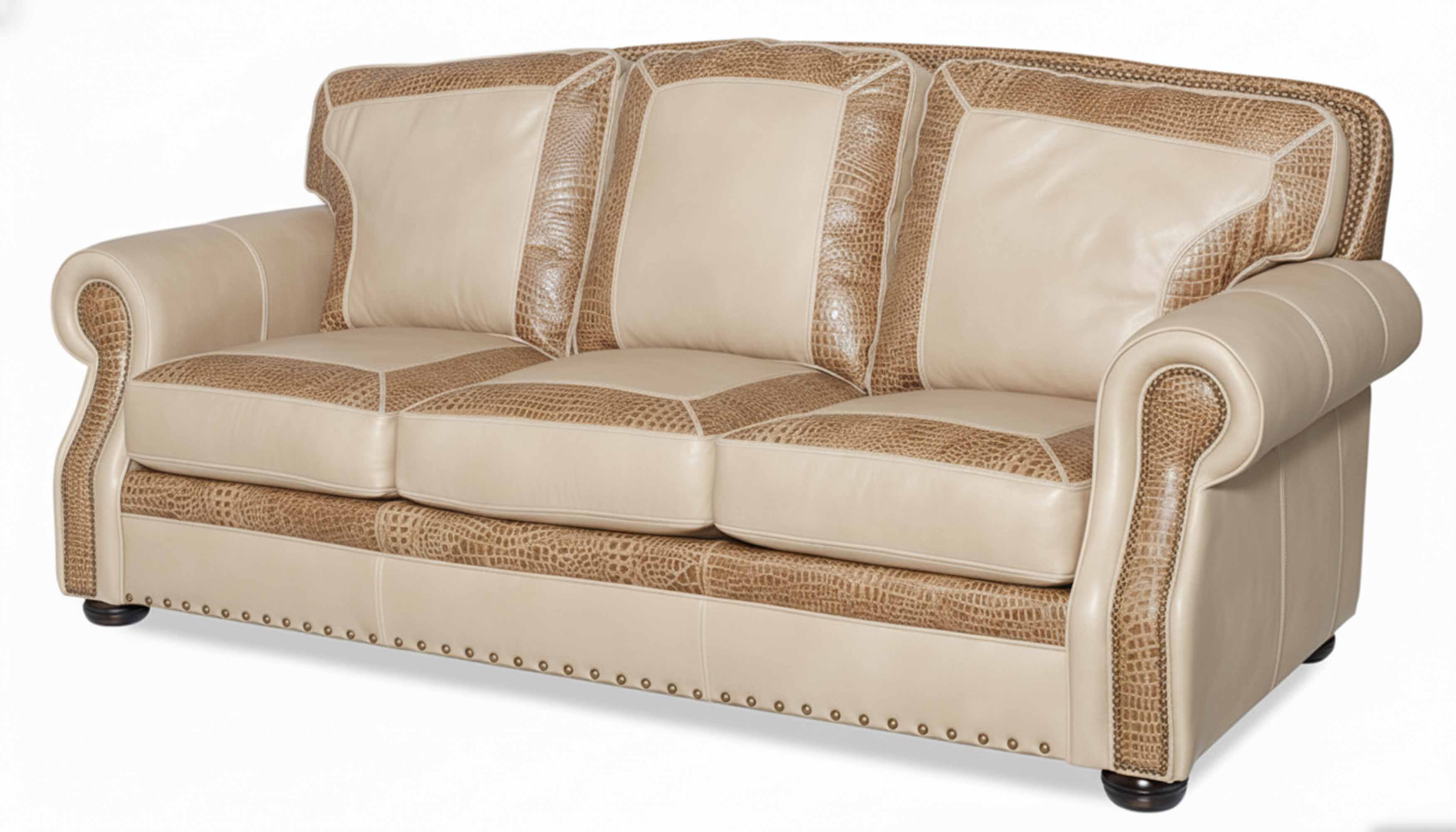 Sebastian Leather Queen Size Sofa Sleeper - Image 3