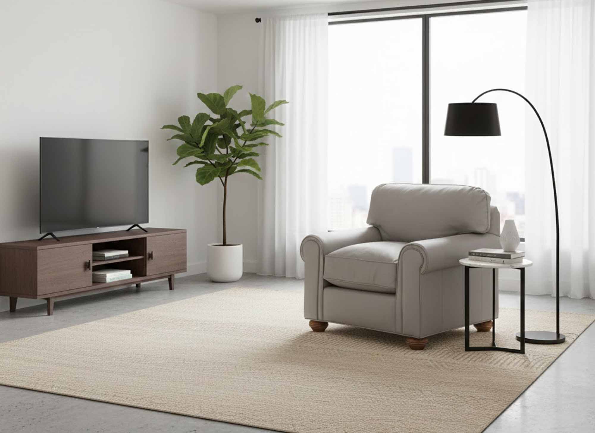 Sig Leather Chair - Image 4