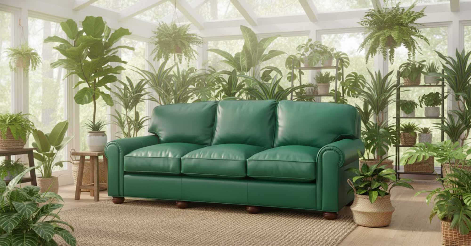 Sig Leather Sofa - Image 7