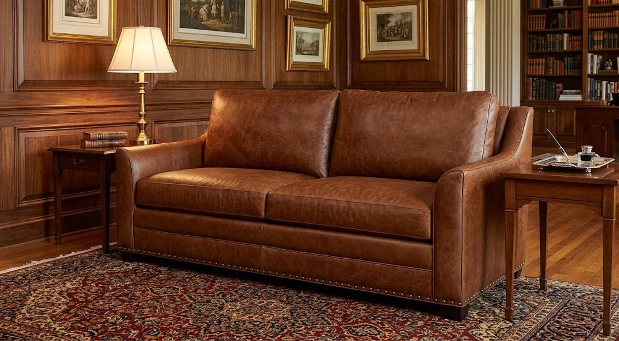 Skyline Leather Sofa - Image 3