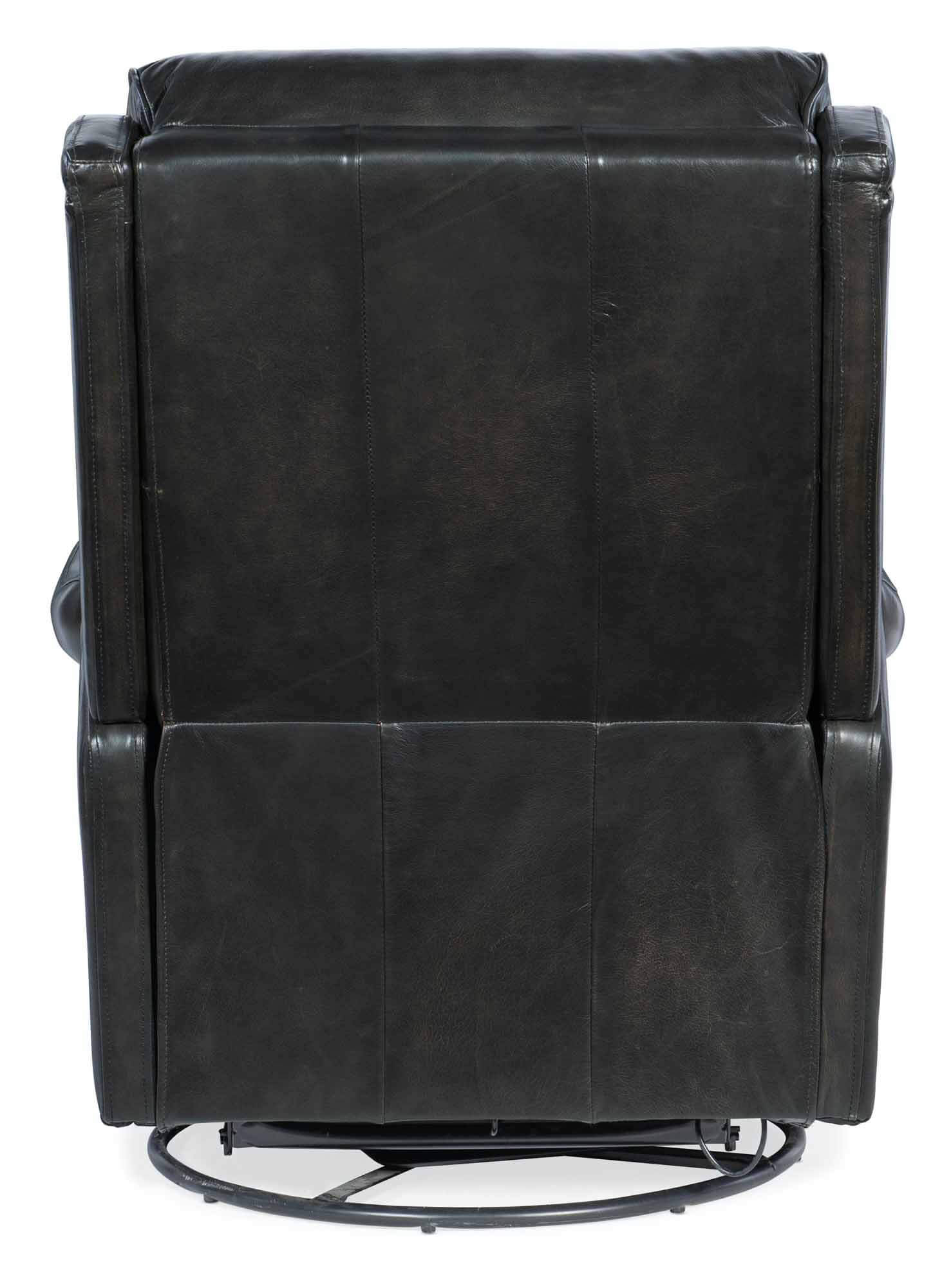 Stark Leather Power Swivel Glider Recliner - Image 3