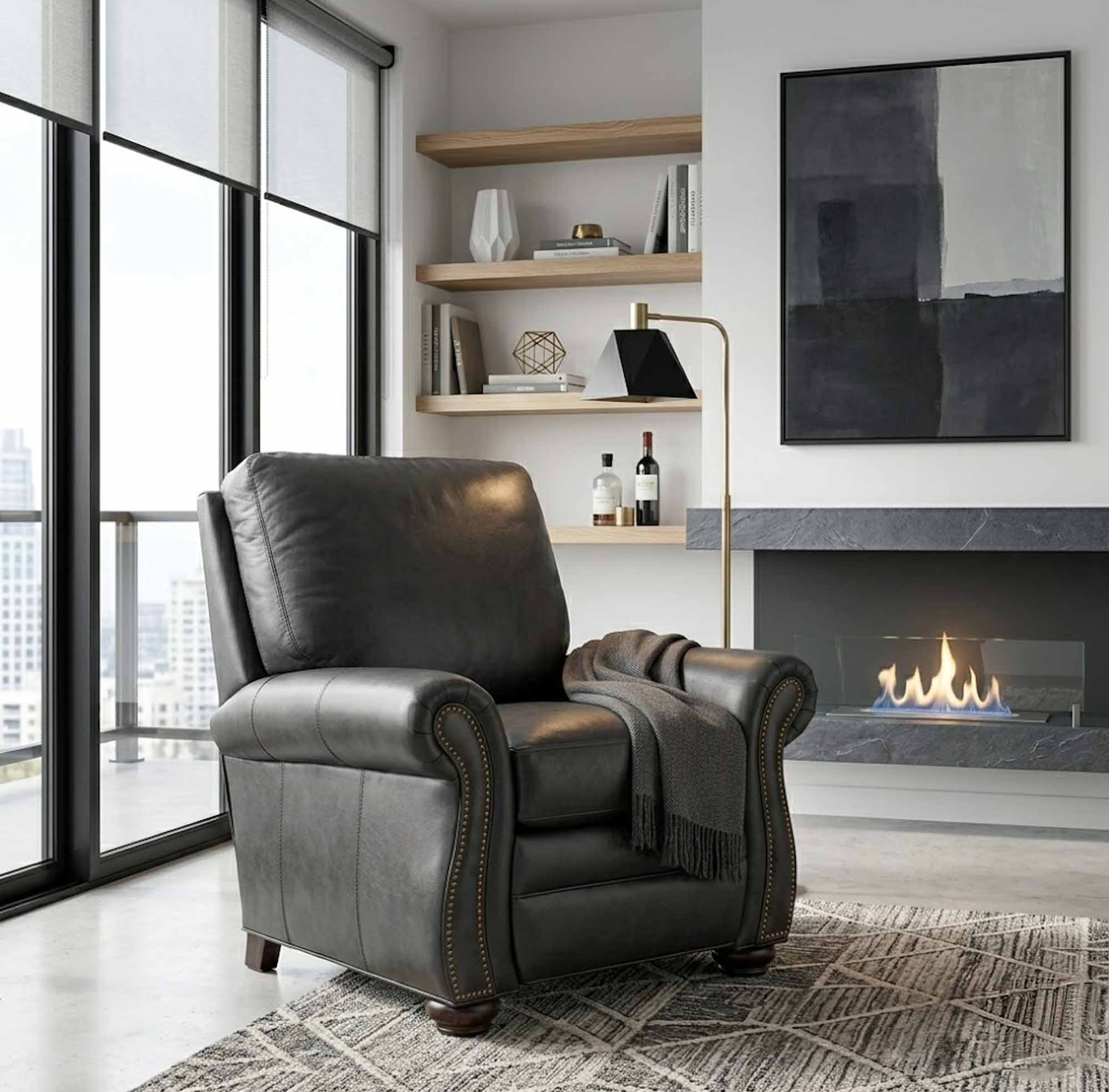 Sterling Leather Recliner - Image 3
