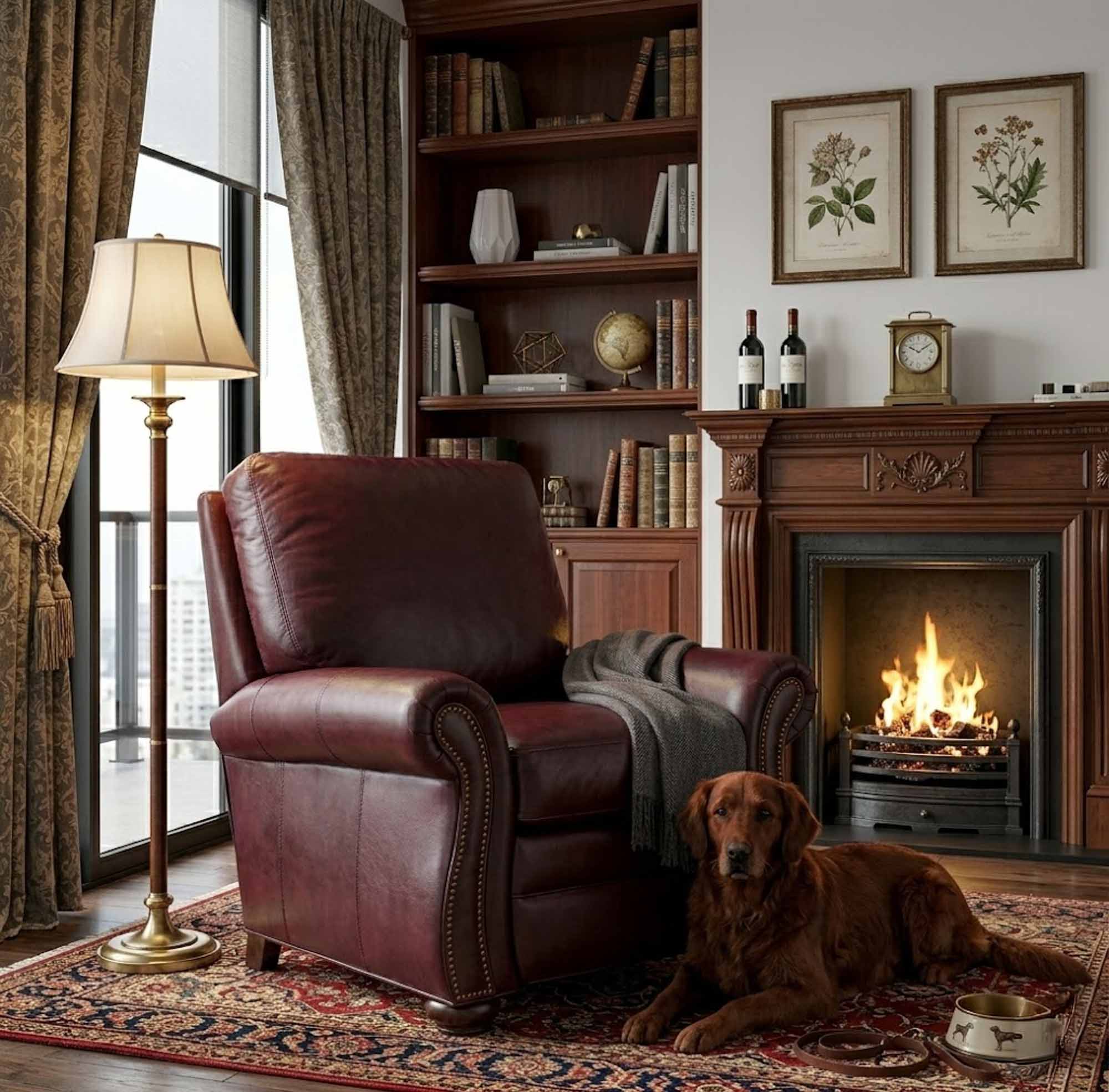 Sterling Leather Recliner - Image 4
