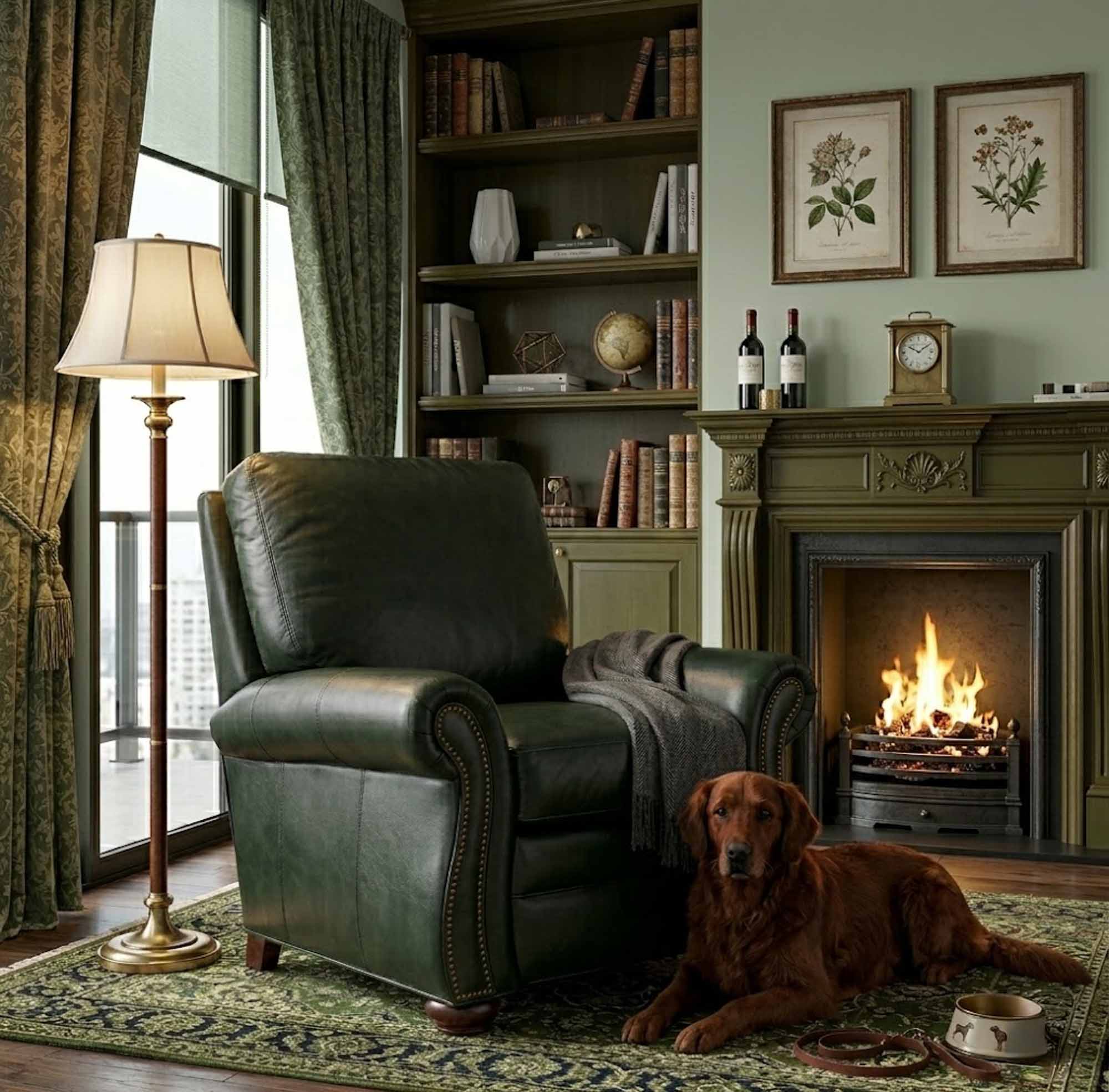Sterling Leather Recliner - Image 5