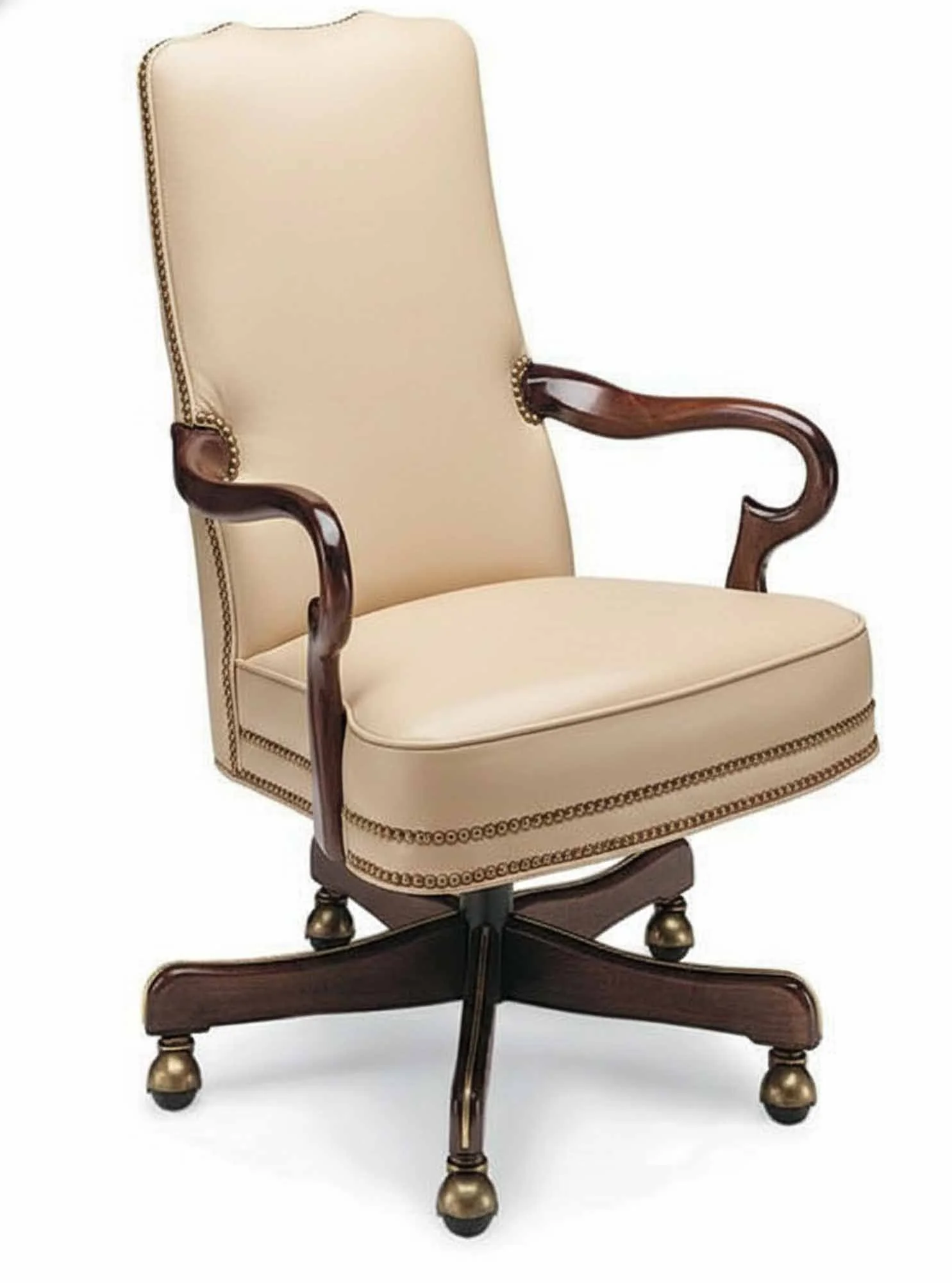 Swift Leather Swivel Tilt Chair - Image 2
