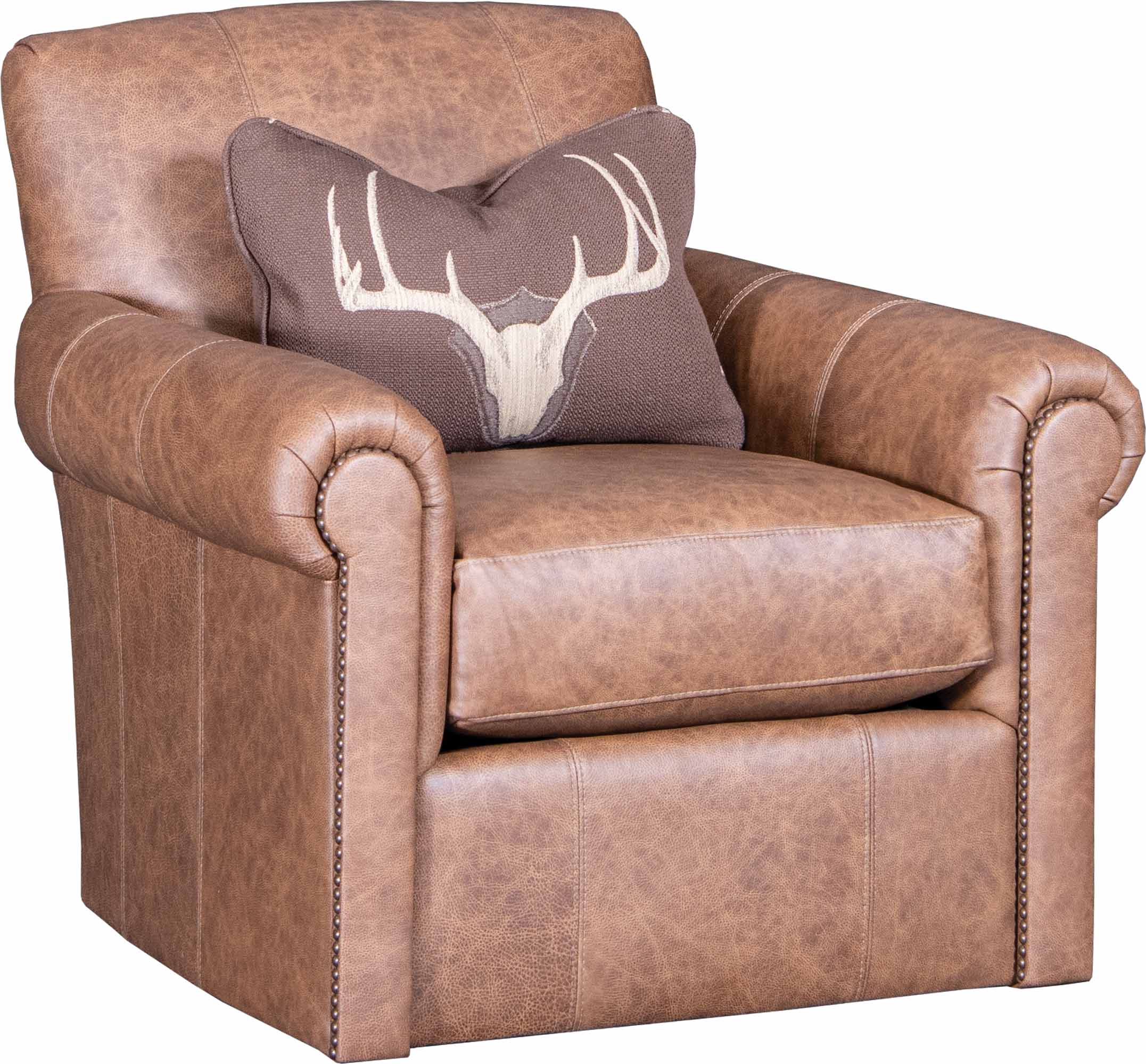 Talia Leather Swivel Chair