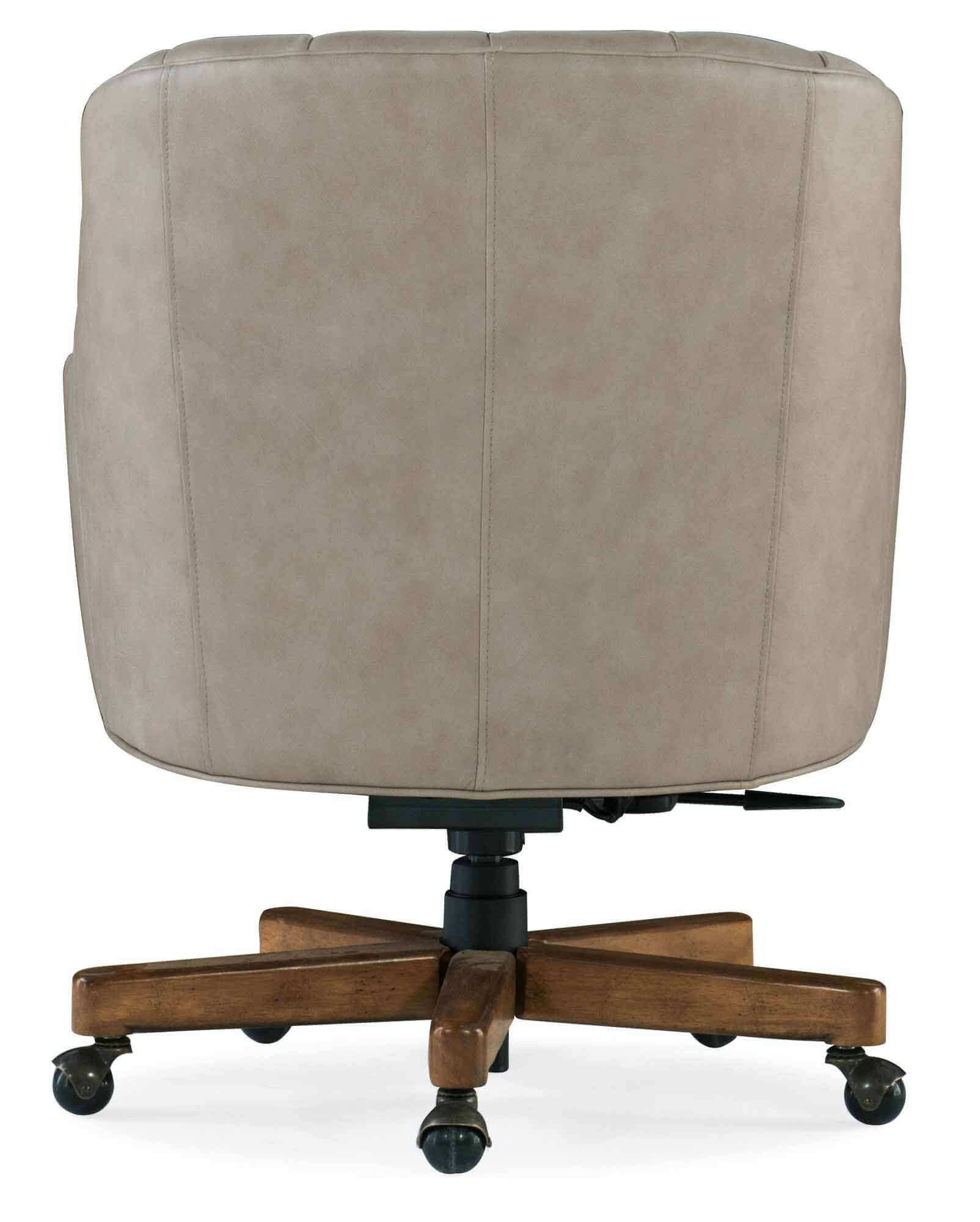 Theo Leather Swivel Tilt Desk Chair - Image 3
