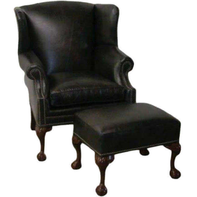 Tight Back Ball In Claw Wing Chair - Image 4