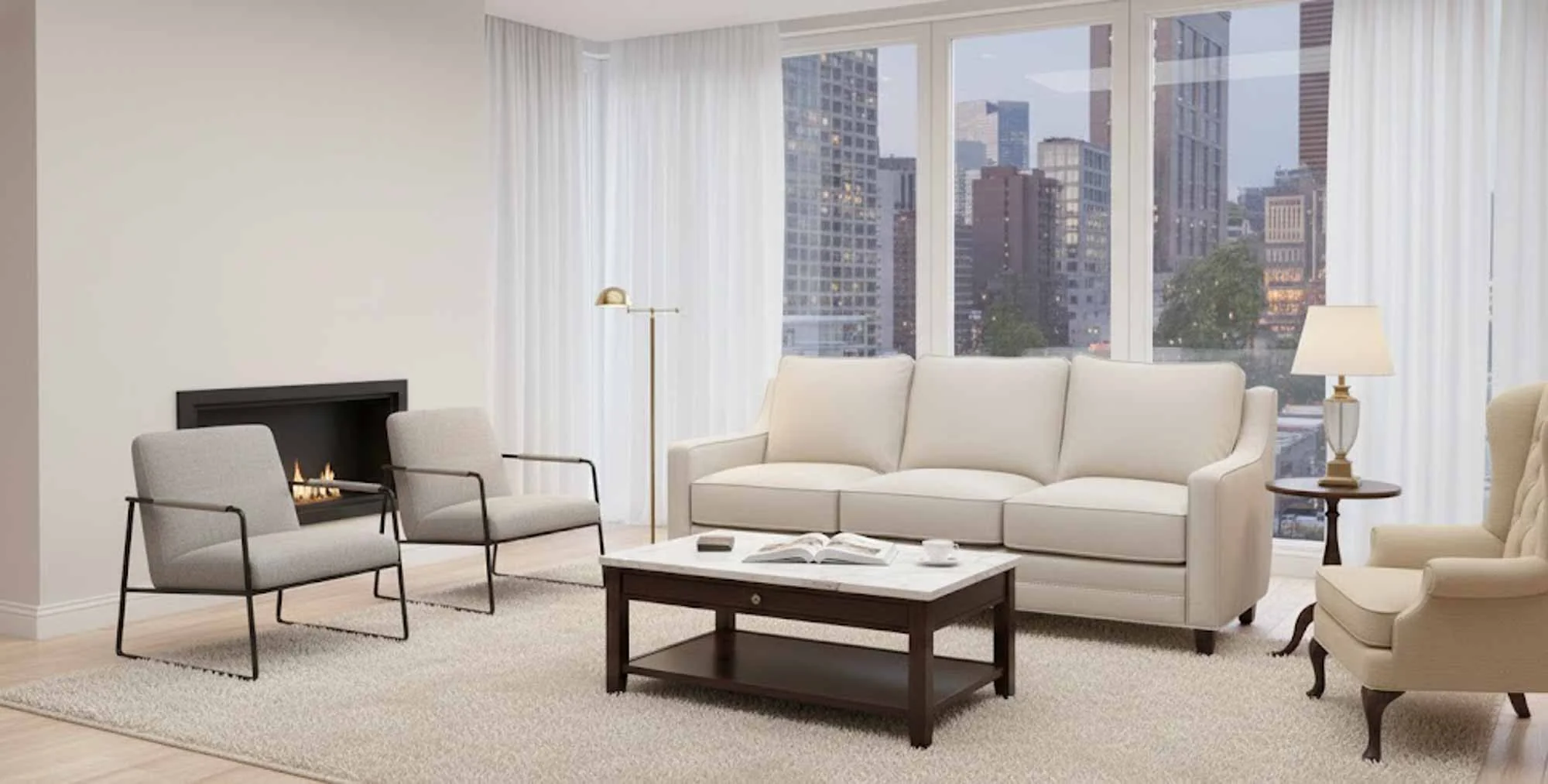 Times Square Leather Loveseat - Image 3