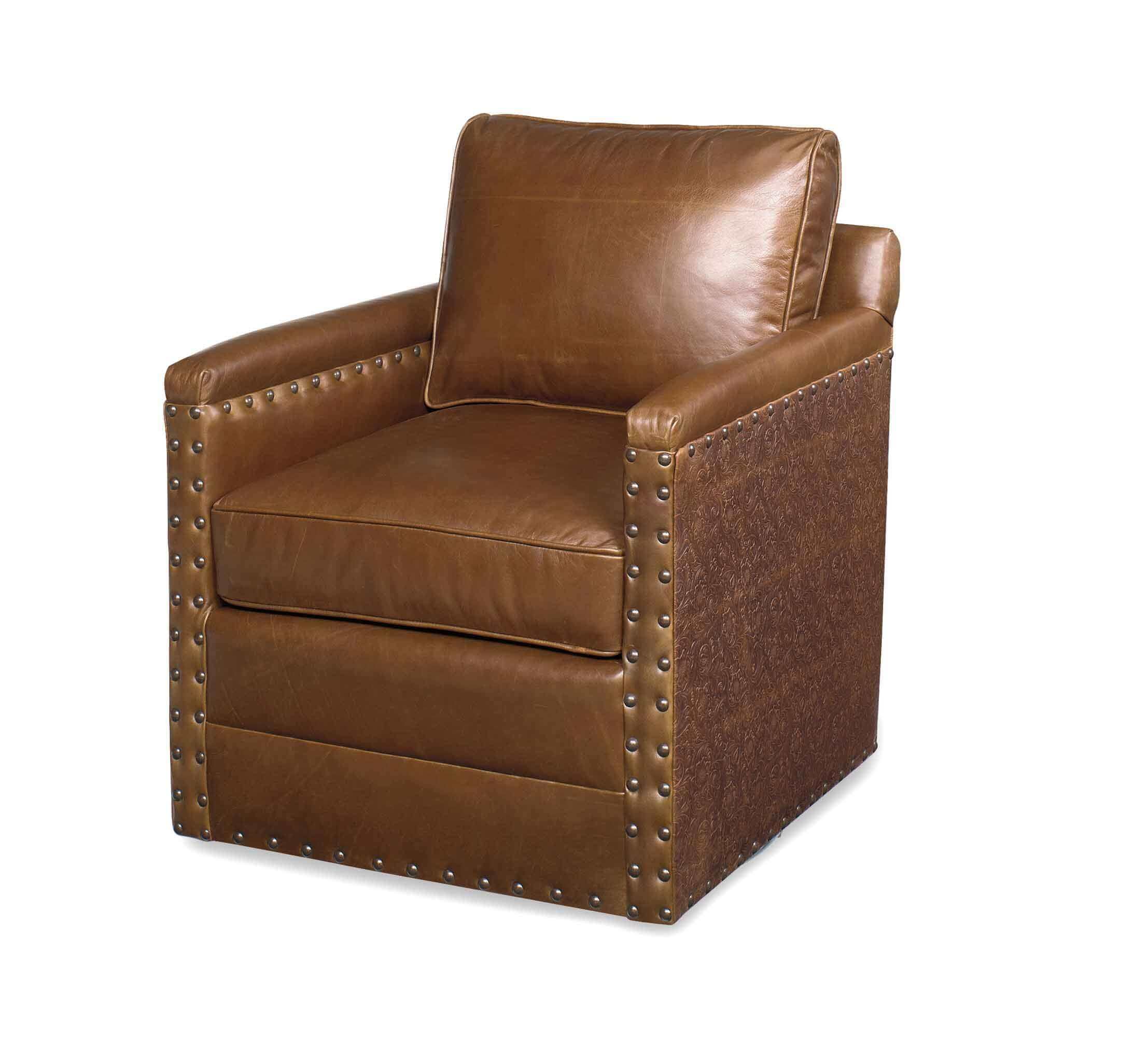 Trilby Leather Swivel Chair