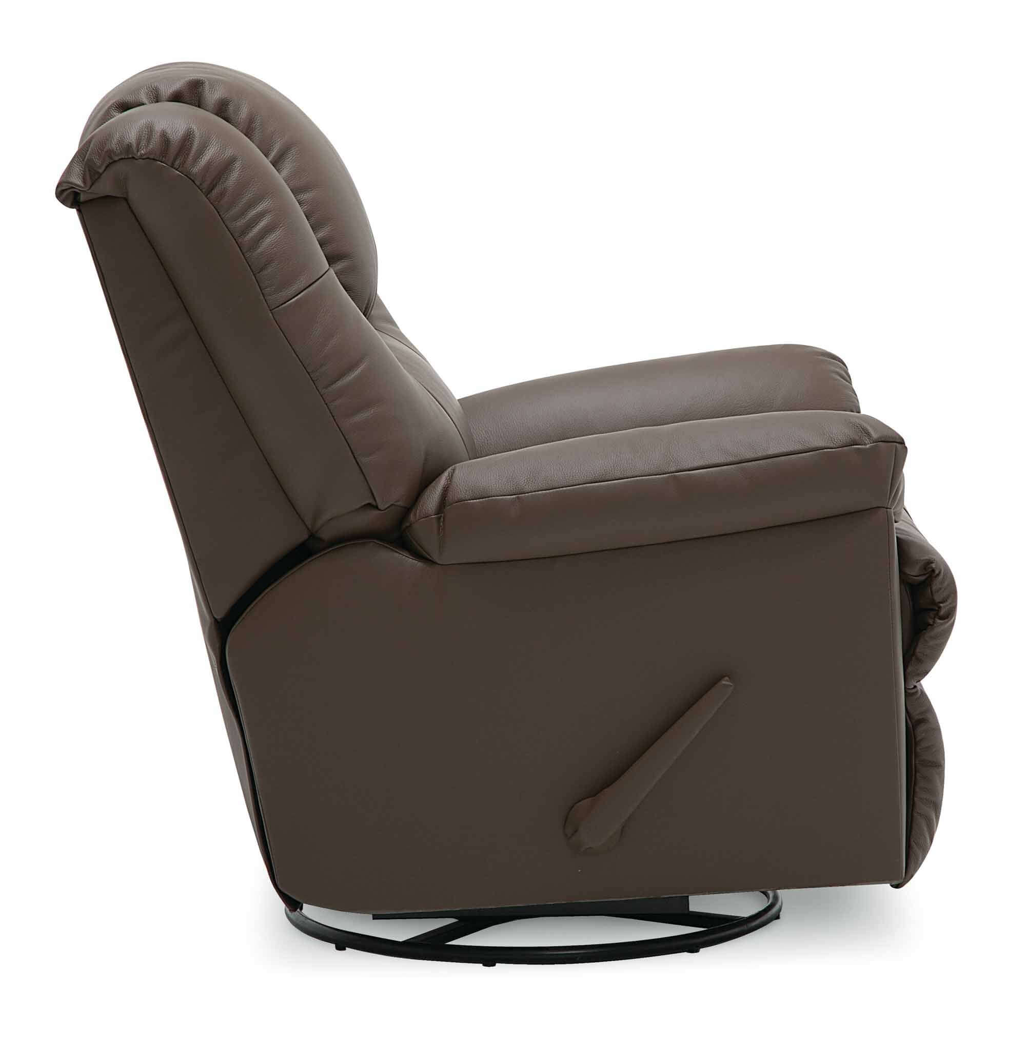 Granger Leather Swivel Rocker Recliner - Image 3